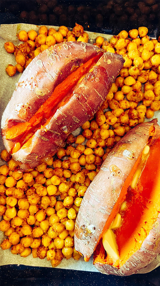 Ofen-Süßkartoffeln Ofen-Süßkartoffeln