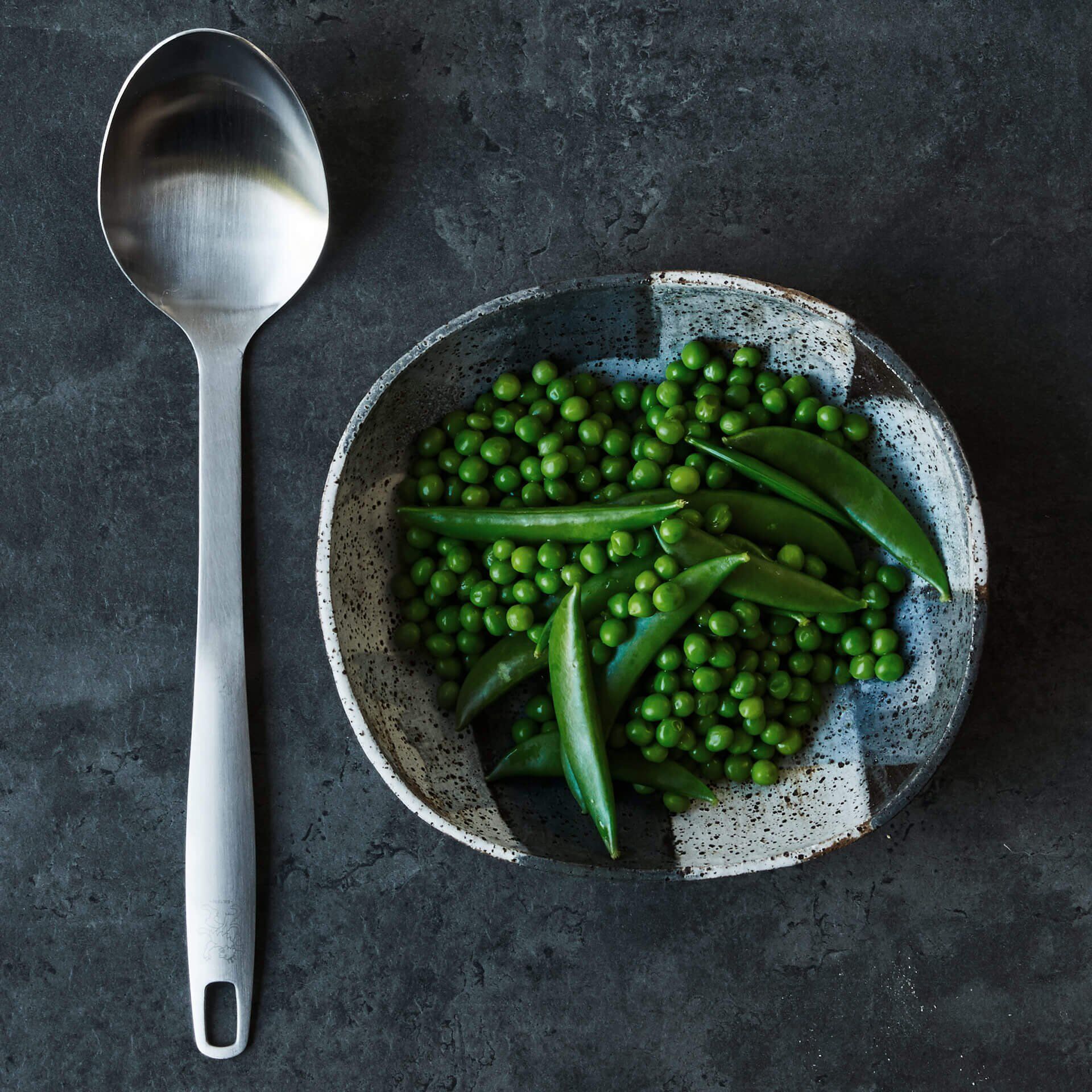 Servierlöffel Satin, 31,5cm, Edelstahl