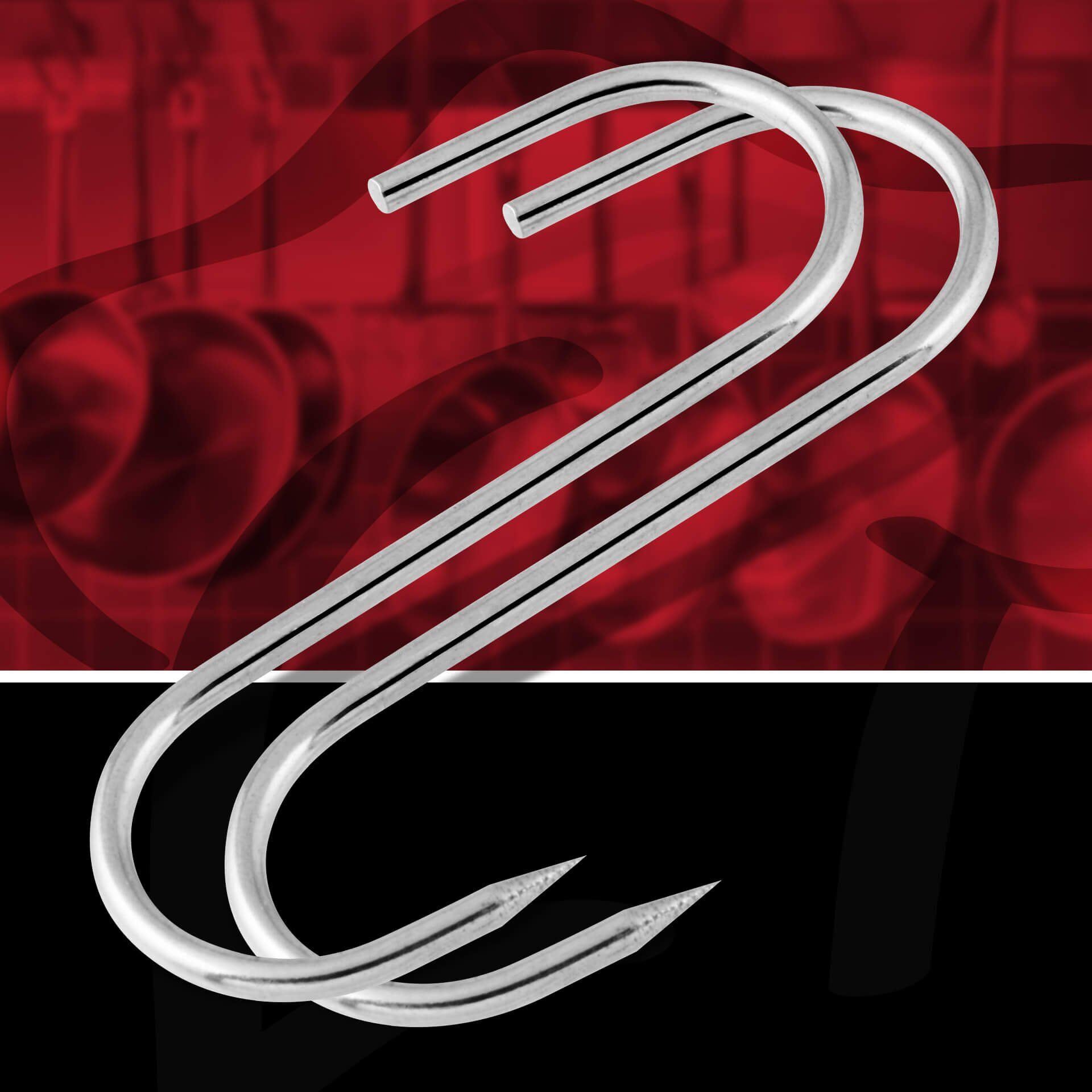 Fleischhaken, 12cm, Edelstahl