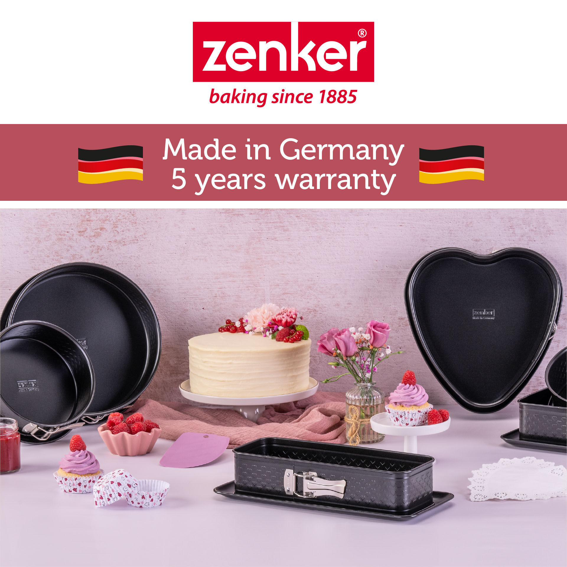 Springform mit Flachboden Beloved+, Ø24cm