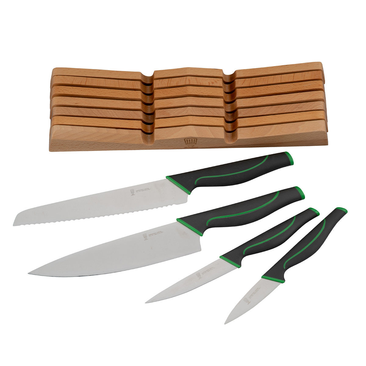 Messer-Set "Bonn" inkl. Schubladeneinsatz, 5-tlg