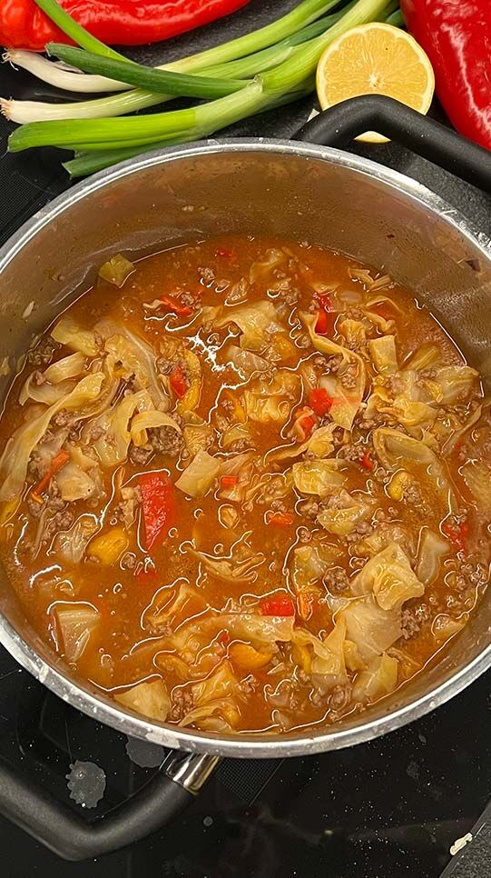 Spitzkohl-Hackfleisch-Eintopf