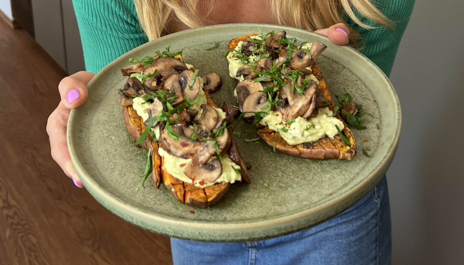 Gitter-Süßkartoffeln