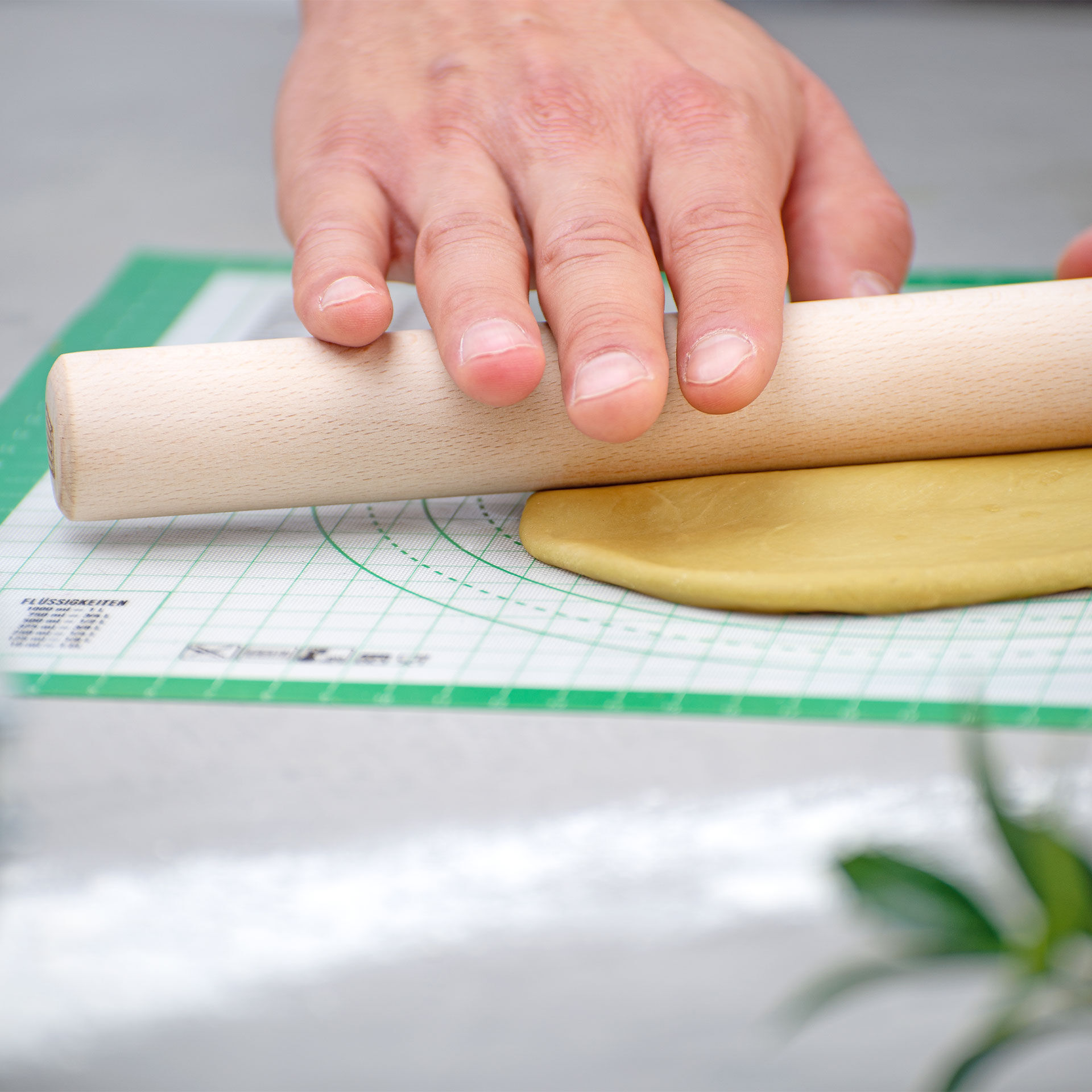 Backmatte mit Teigrolle, 2-teilig