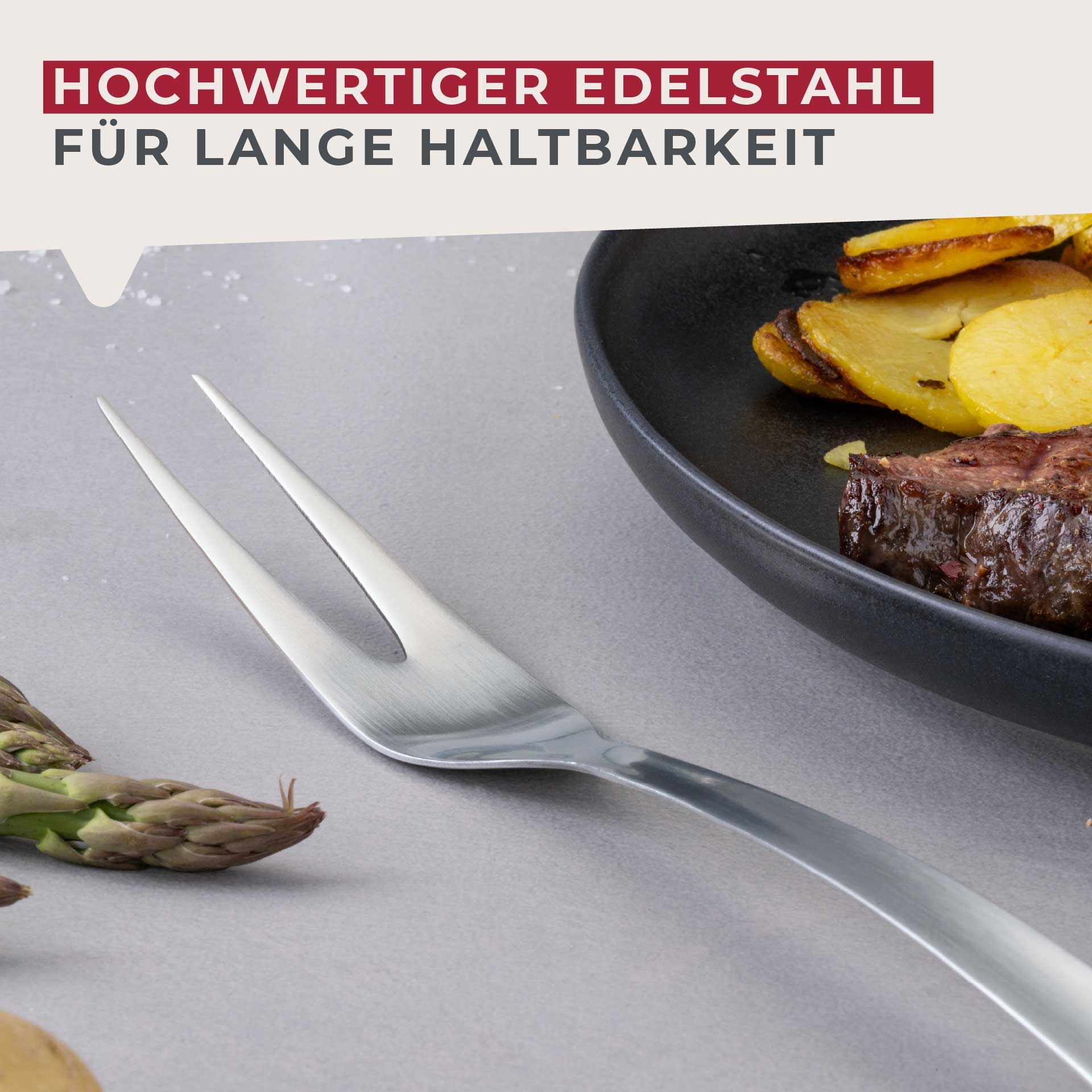 Fleischgabel Essential, Edelstahl