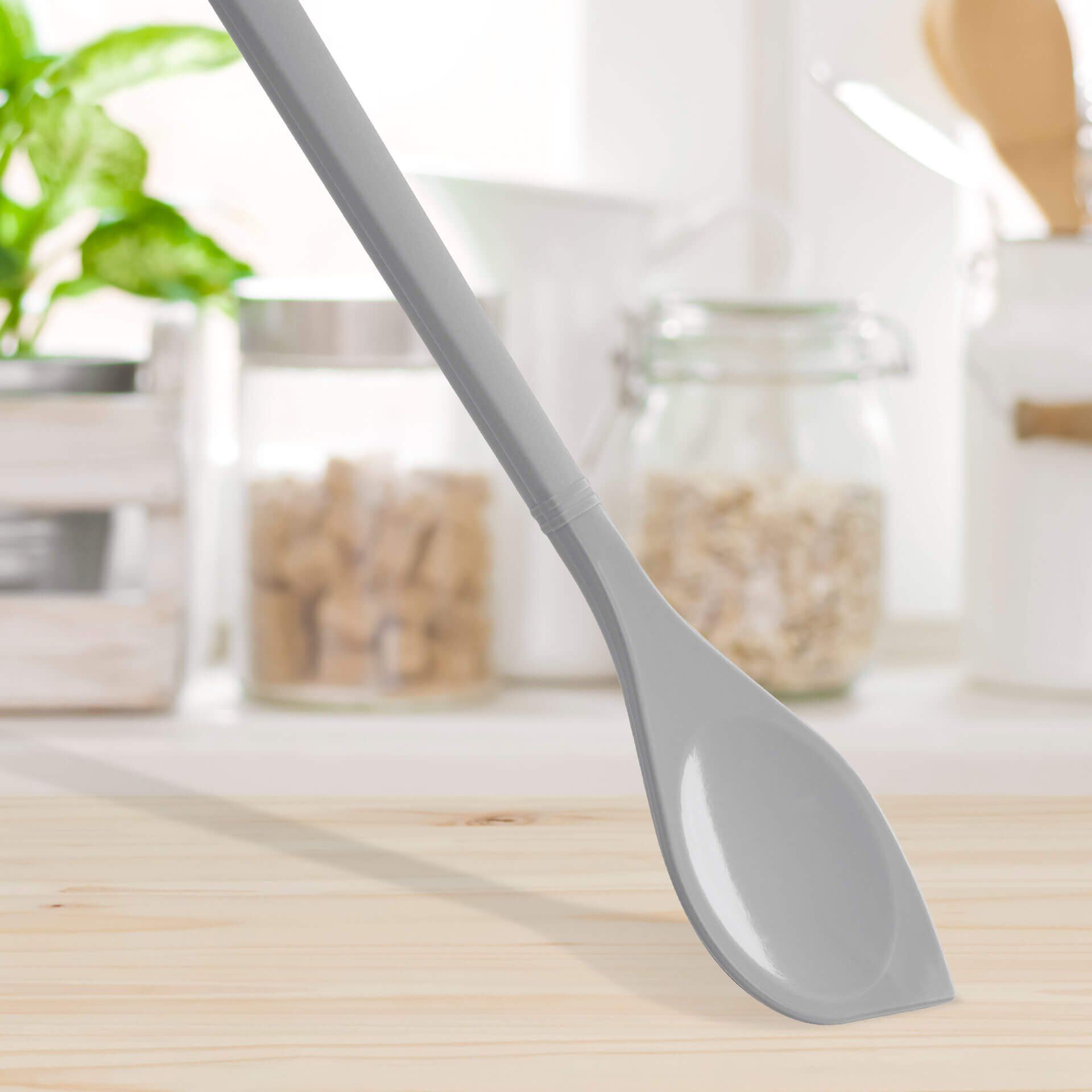 Kochlöffel spitz Sweet Sensation, 30cm, grau