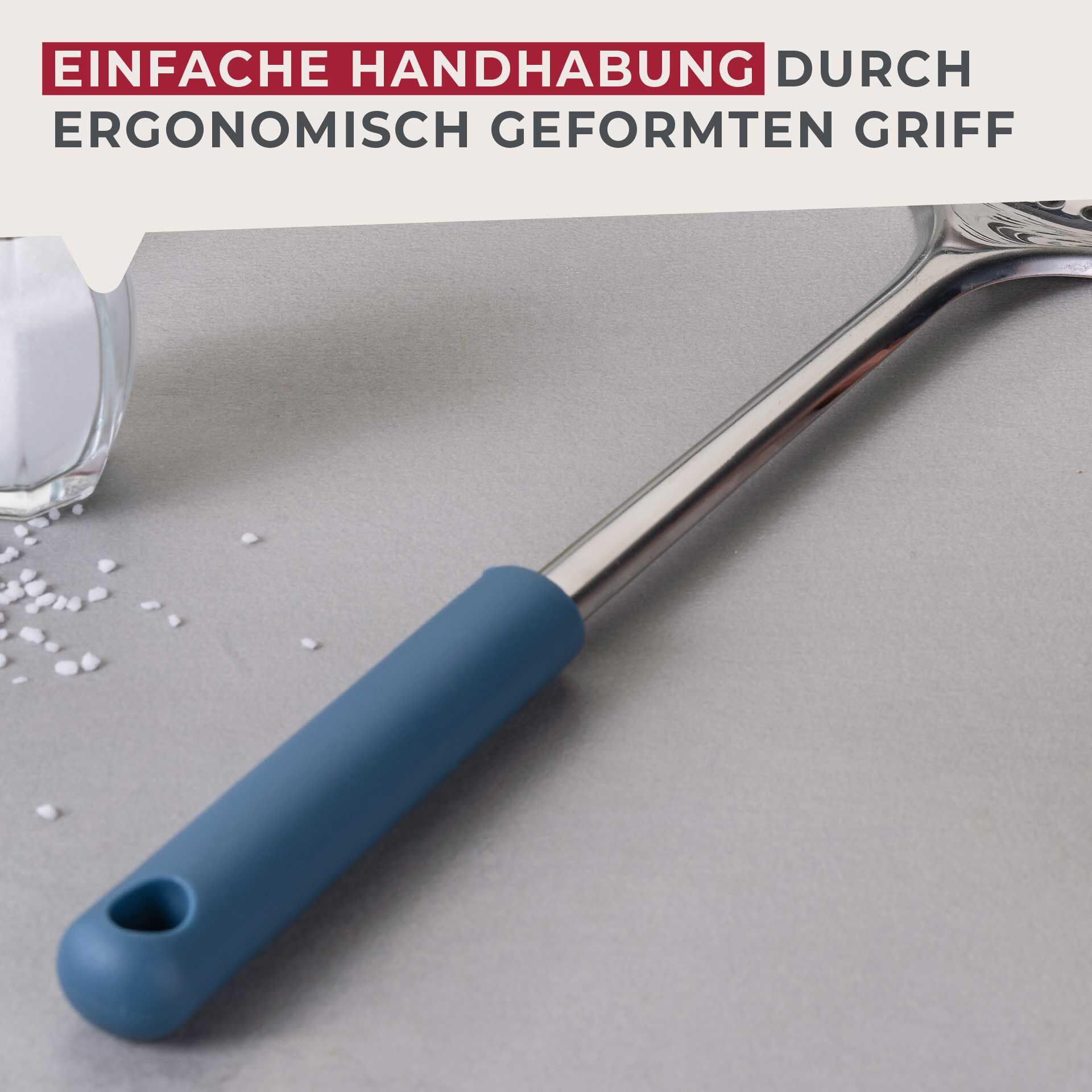 Abseihlöffel Essential, blau
