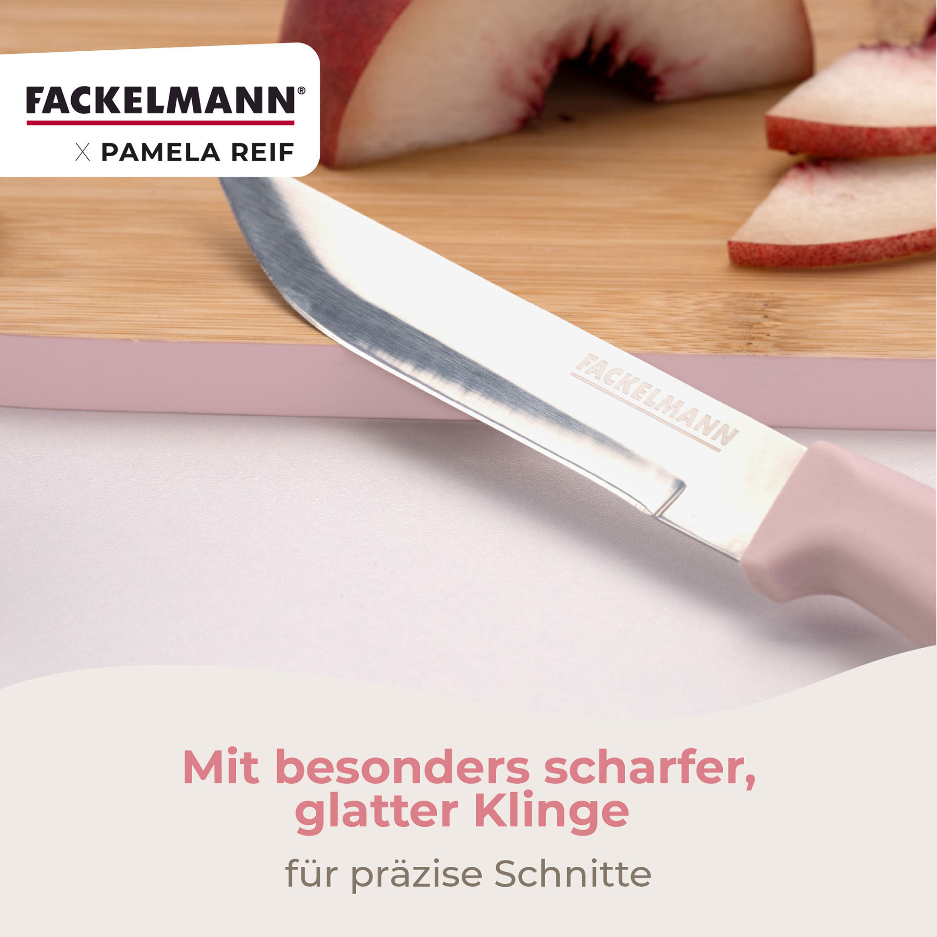Pamela Reif Universalmesser,18,5cm Klinge, rosa
