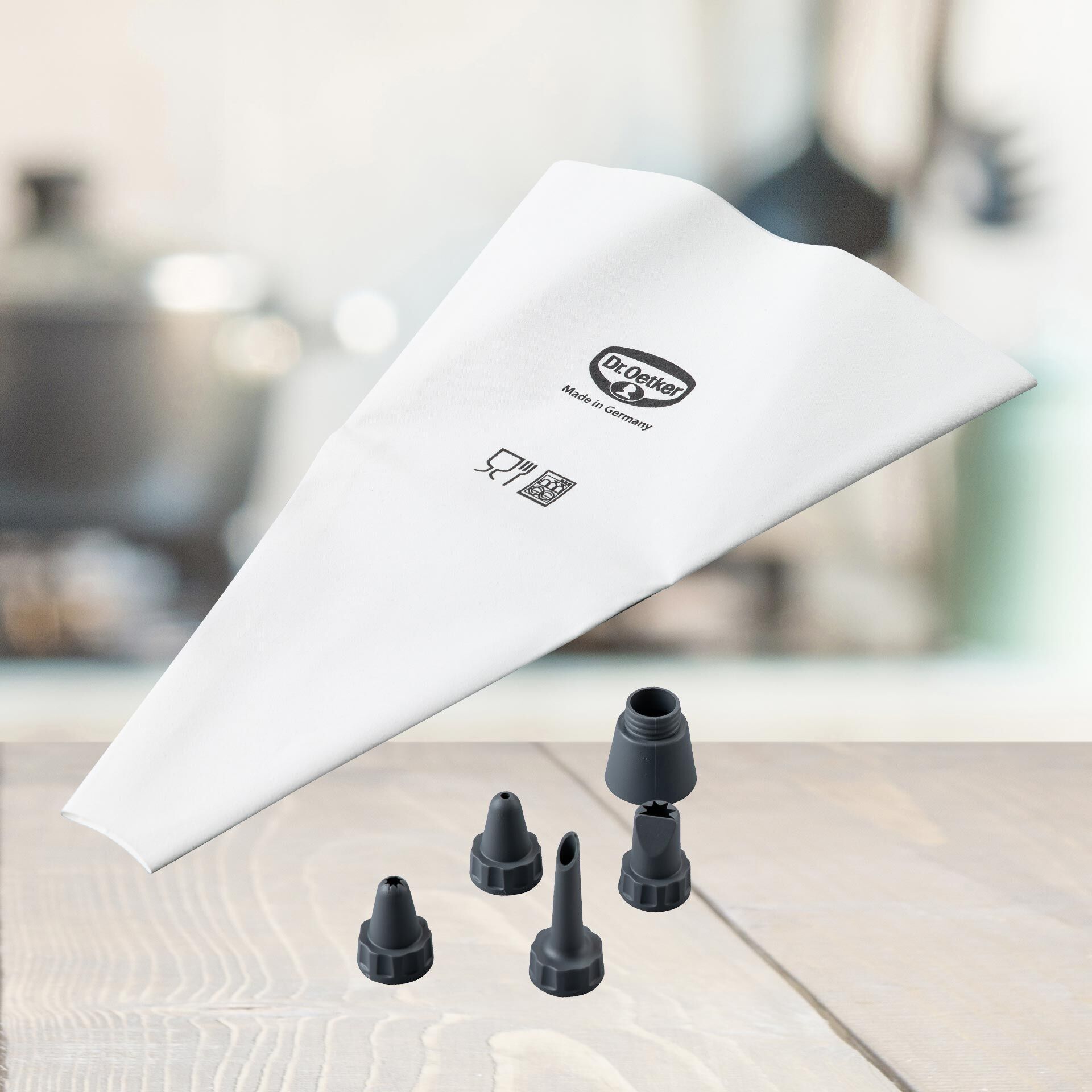 Spritzbeutel inkl. 4 Tüllen, 5-teilig