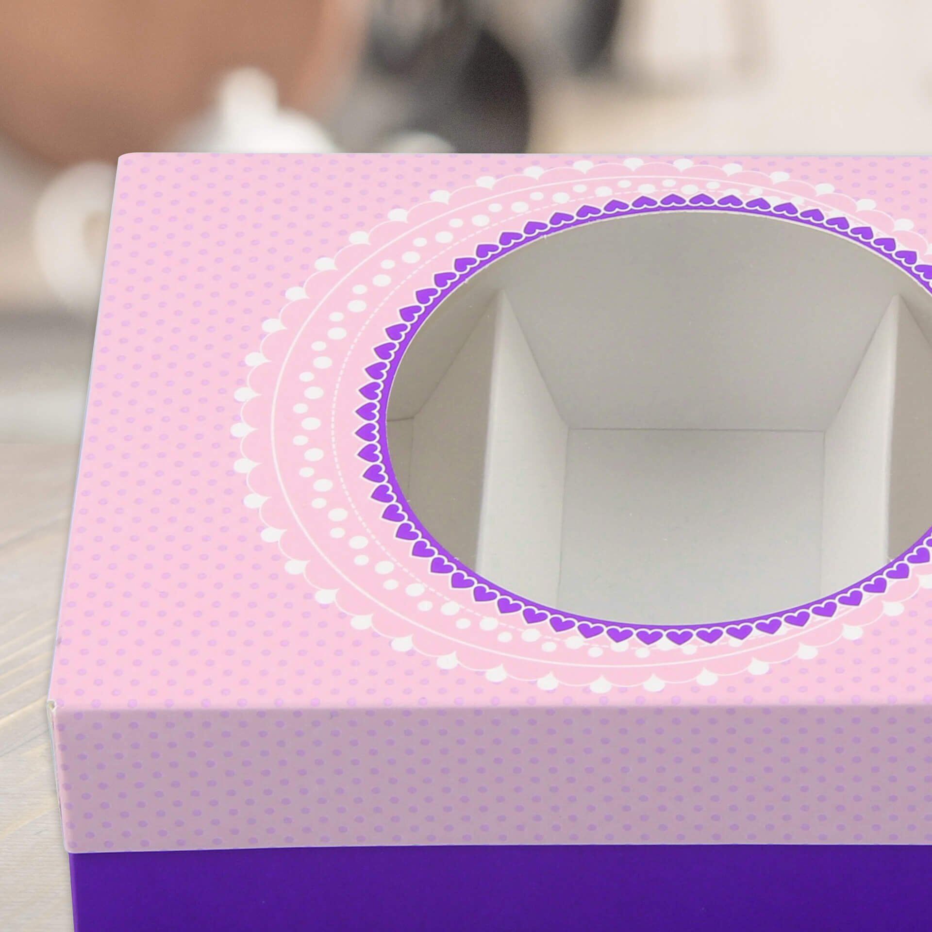 Geschenkbox Macarons und kleine Gebäcke inkl. Einleger