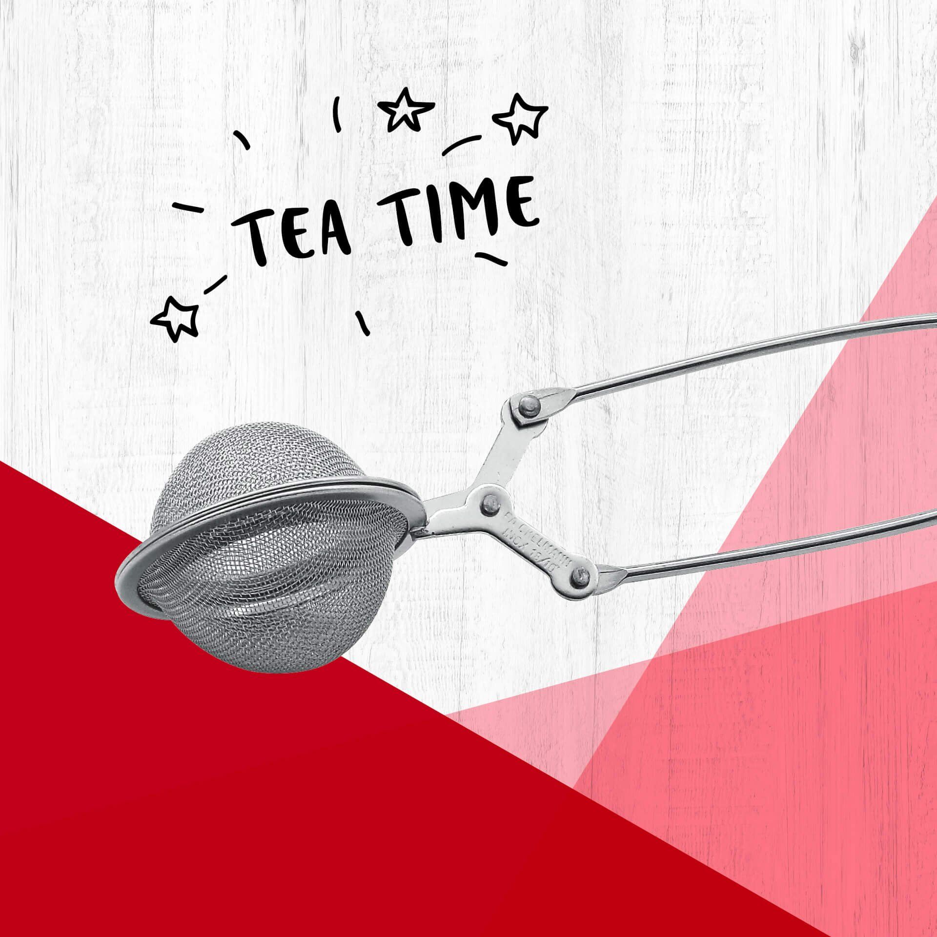 Teesieb mit Klappgriff