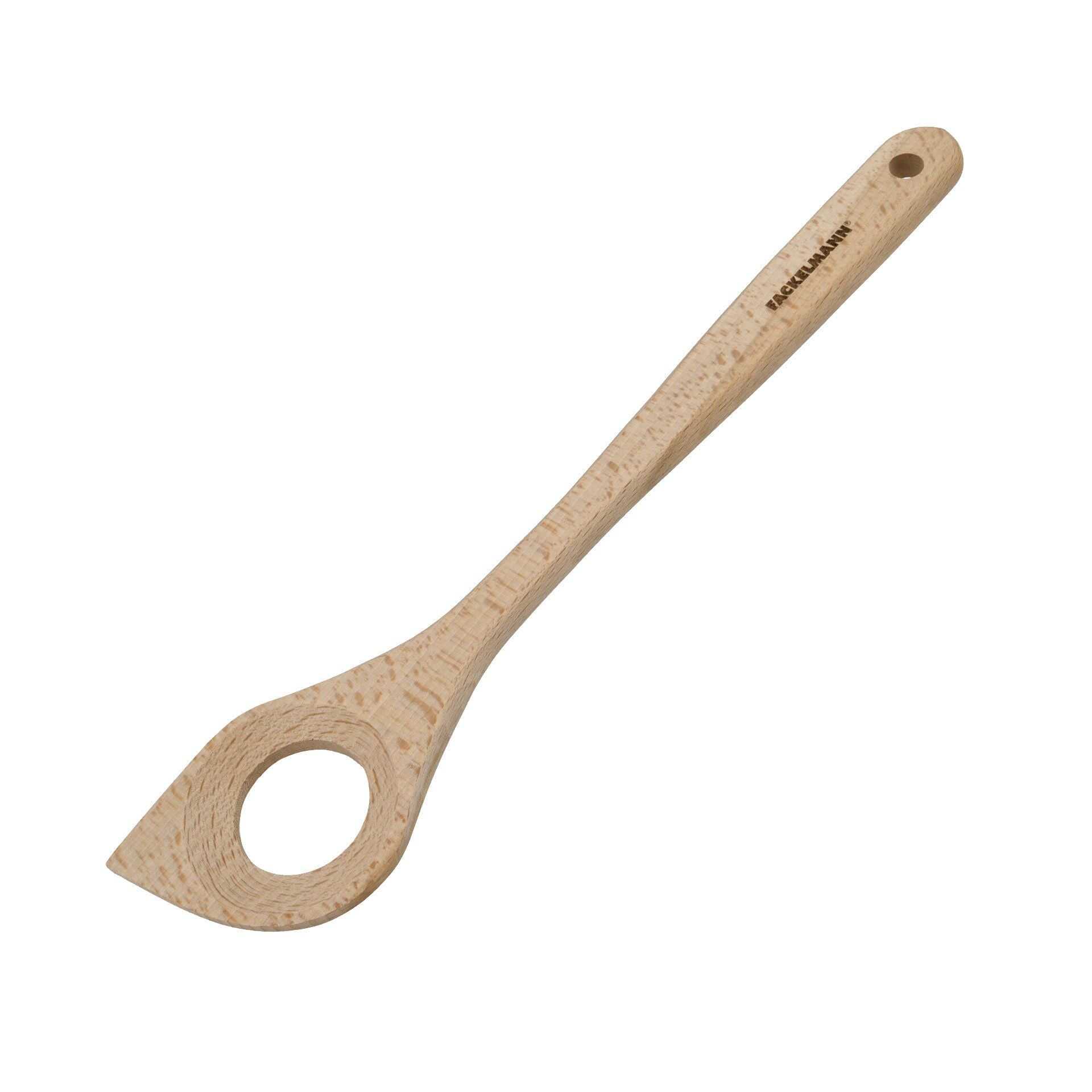 Kochlöffel mit Loch Eco, 30cm, FSC™-zertifizierte Buche