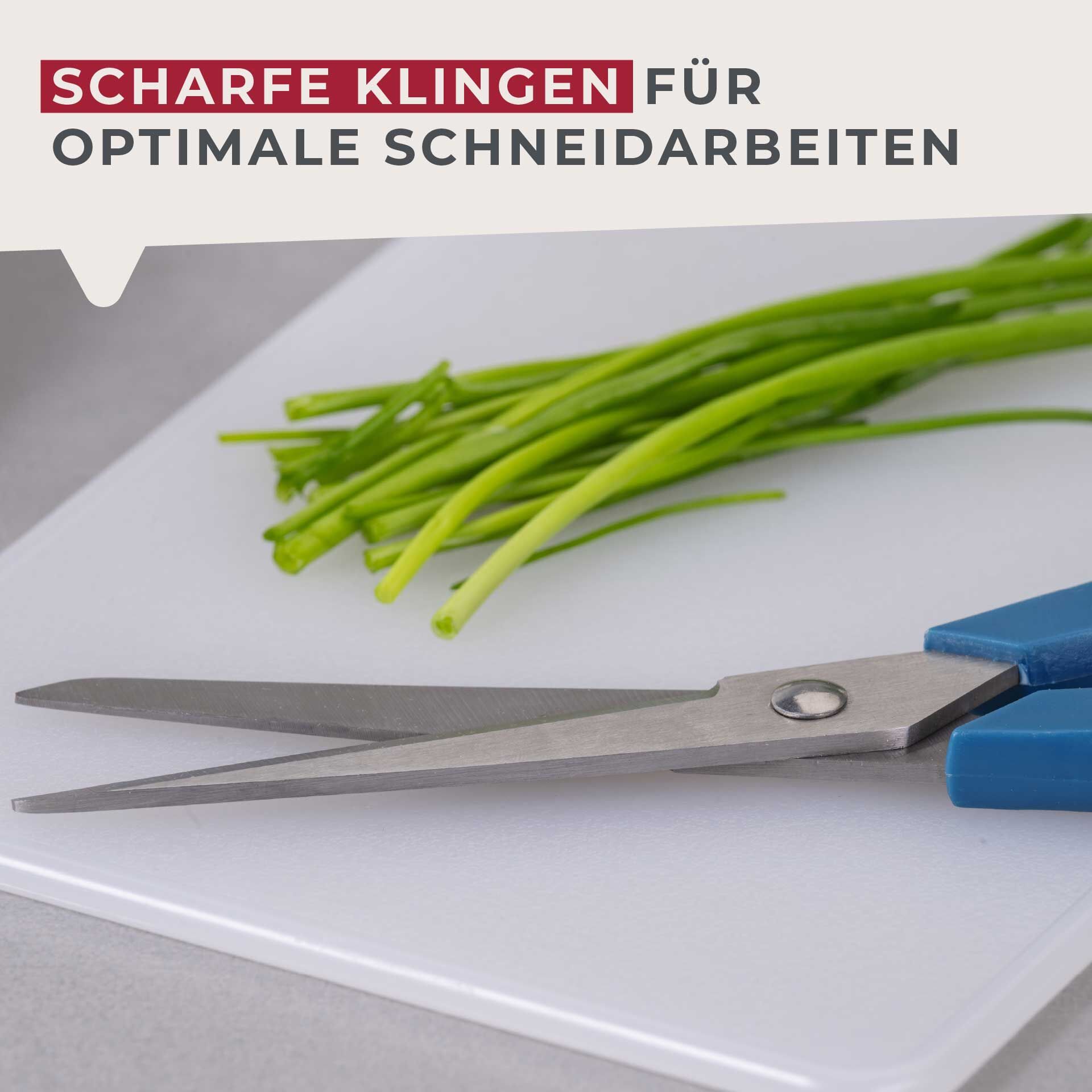 Schere Essential, 19cm, blau