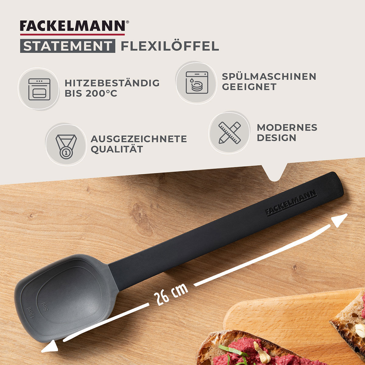 Kochlöffel flexibel Statement