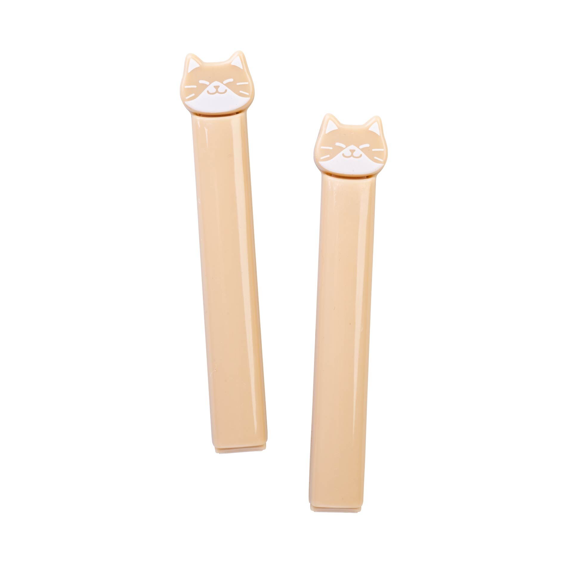 Verschluss-Clips Katze Our Pets, beige
