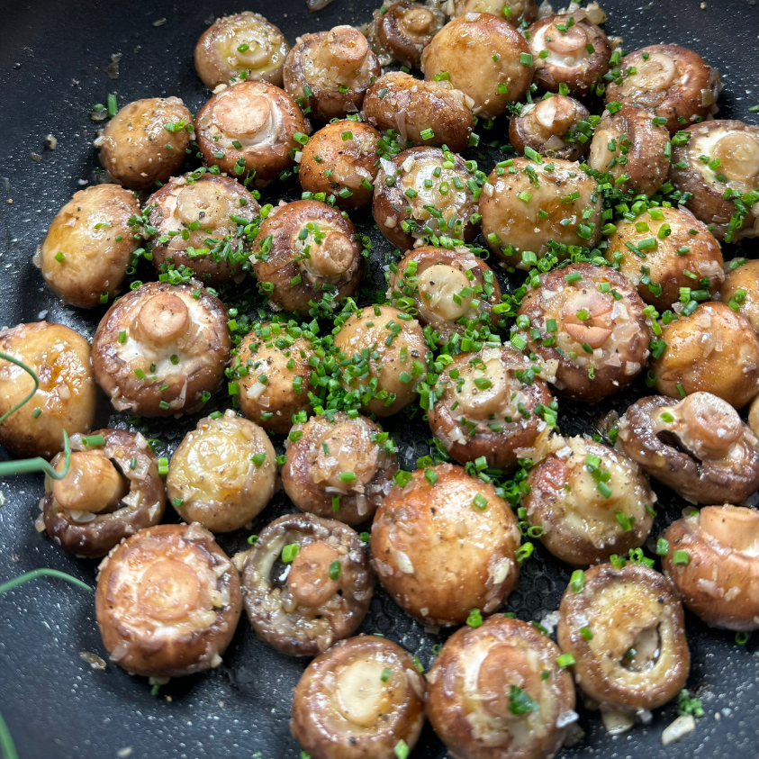 Champignons wie vom Weihnachtsmarkt