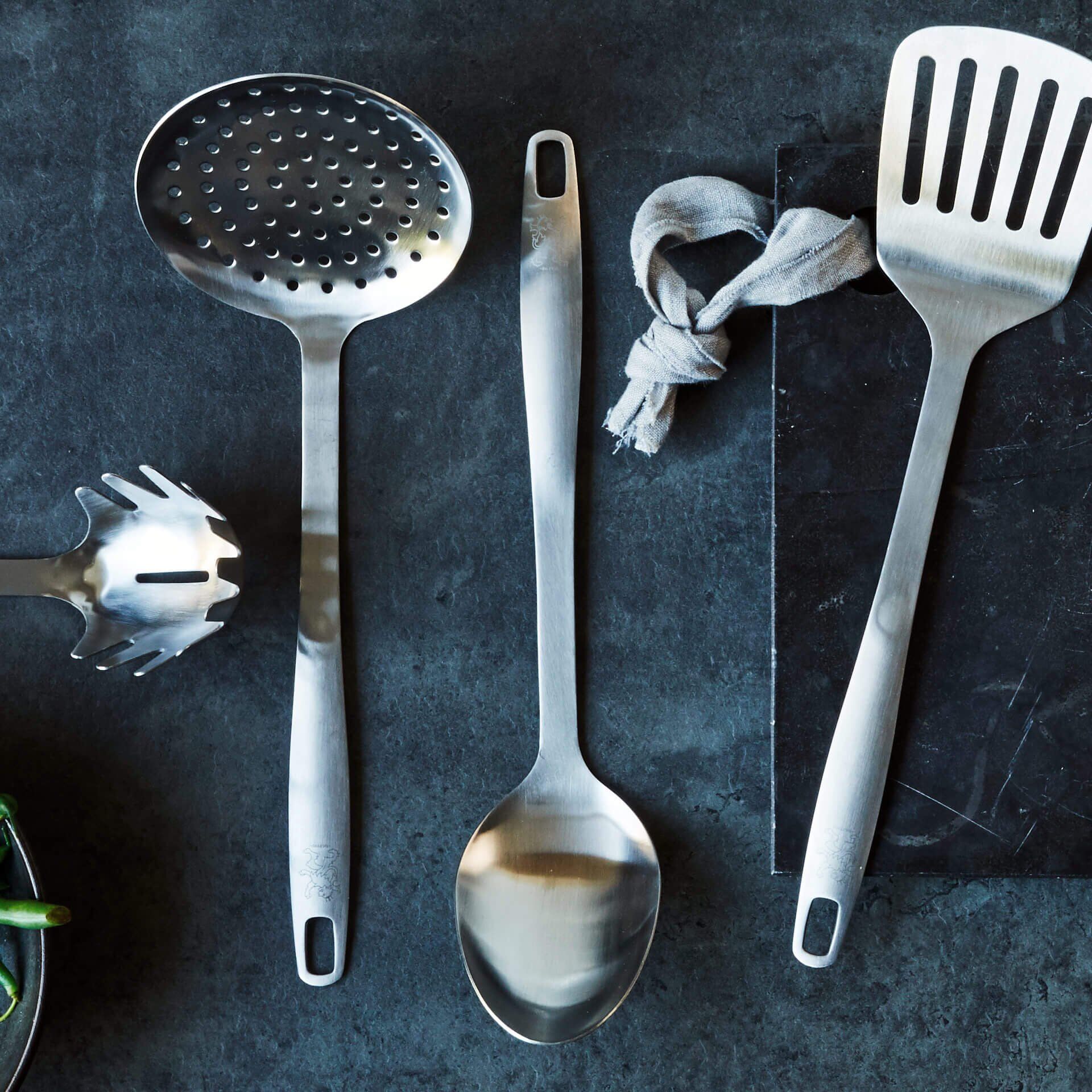 Servierlöffel Satin, 31,5cm, Edelstahl