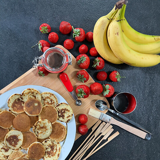 Erdbeer-Schoko-Spieße