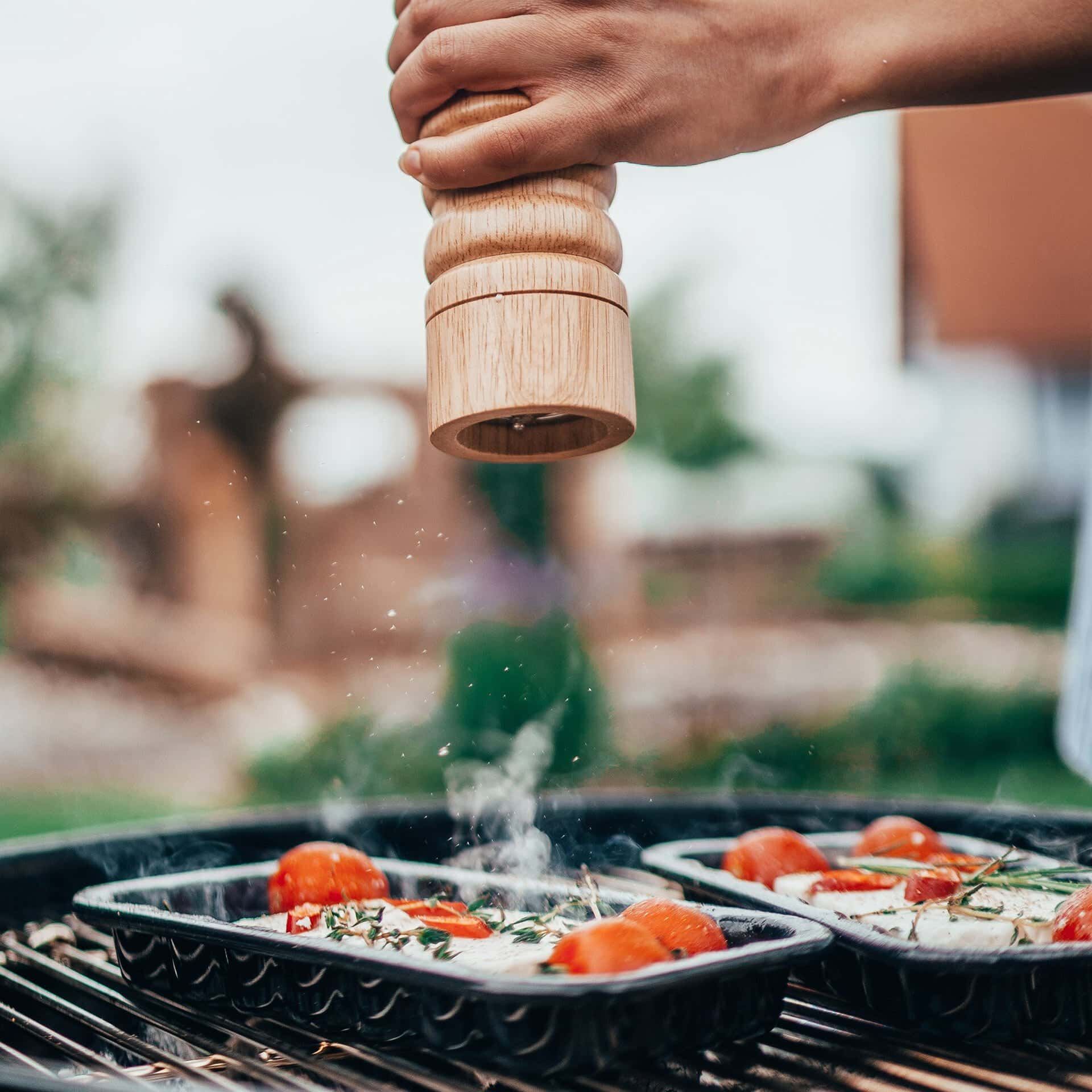 Grillschale Emaille, 21x12cm, 2 Stück