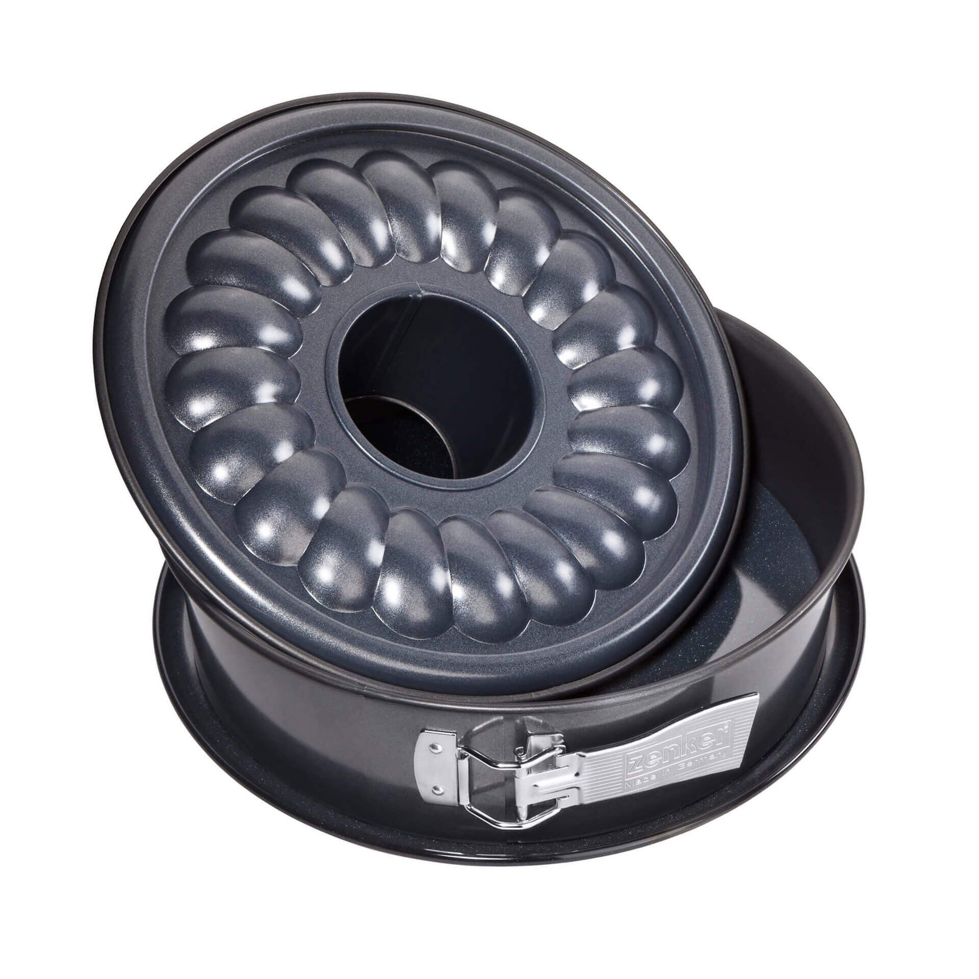 Springform mit Flach- & Rohrboden inkl. Auslaufschutz Deluxe, Ø26cm