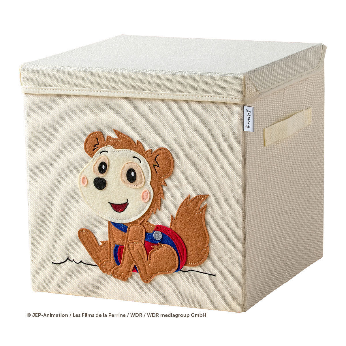 Aufbewahrungsbox mit Deckel Bobo sitzend, 33x33x33cm