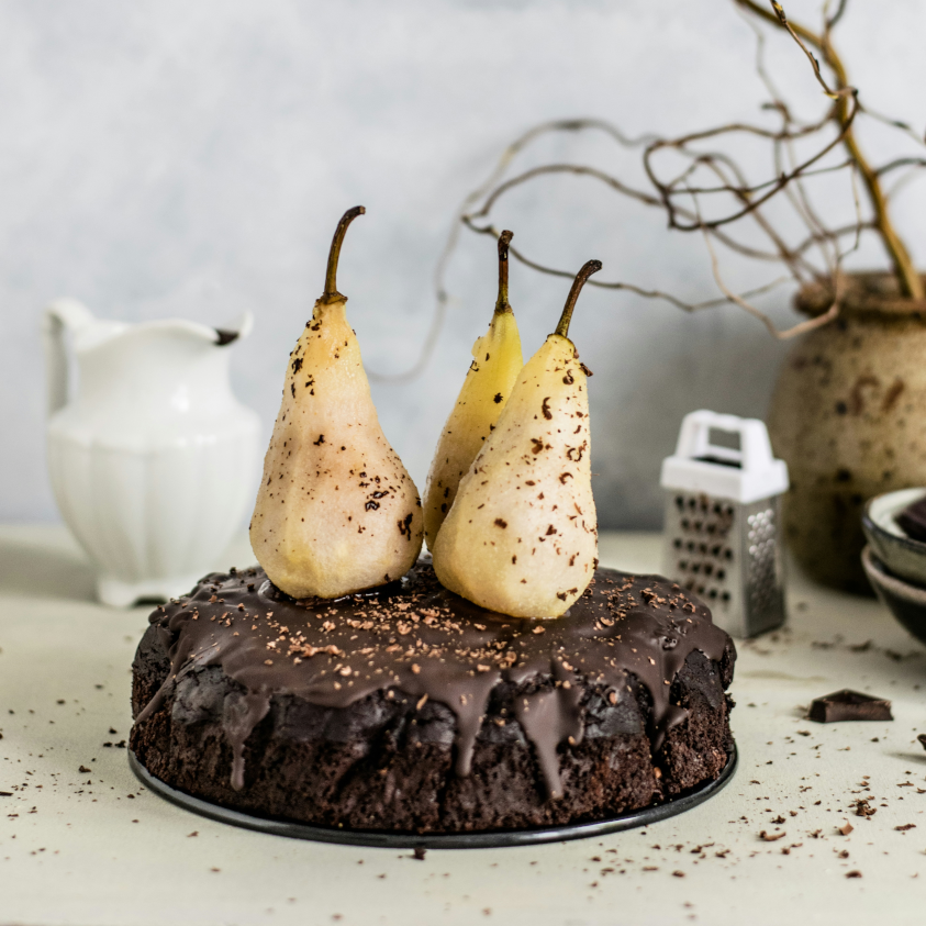 Schoko-Birnen-Kuchen Schoko-Birnen-Kuchen