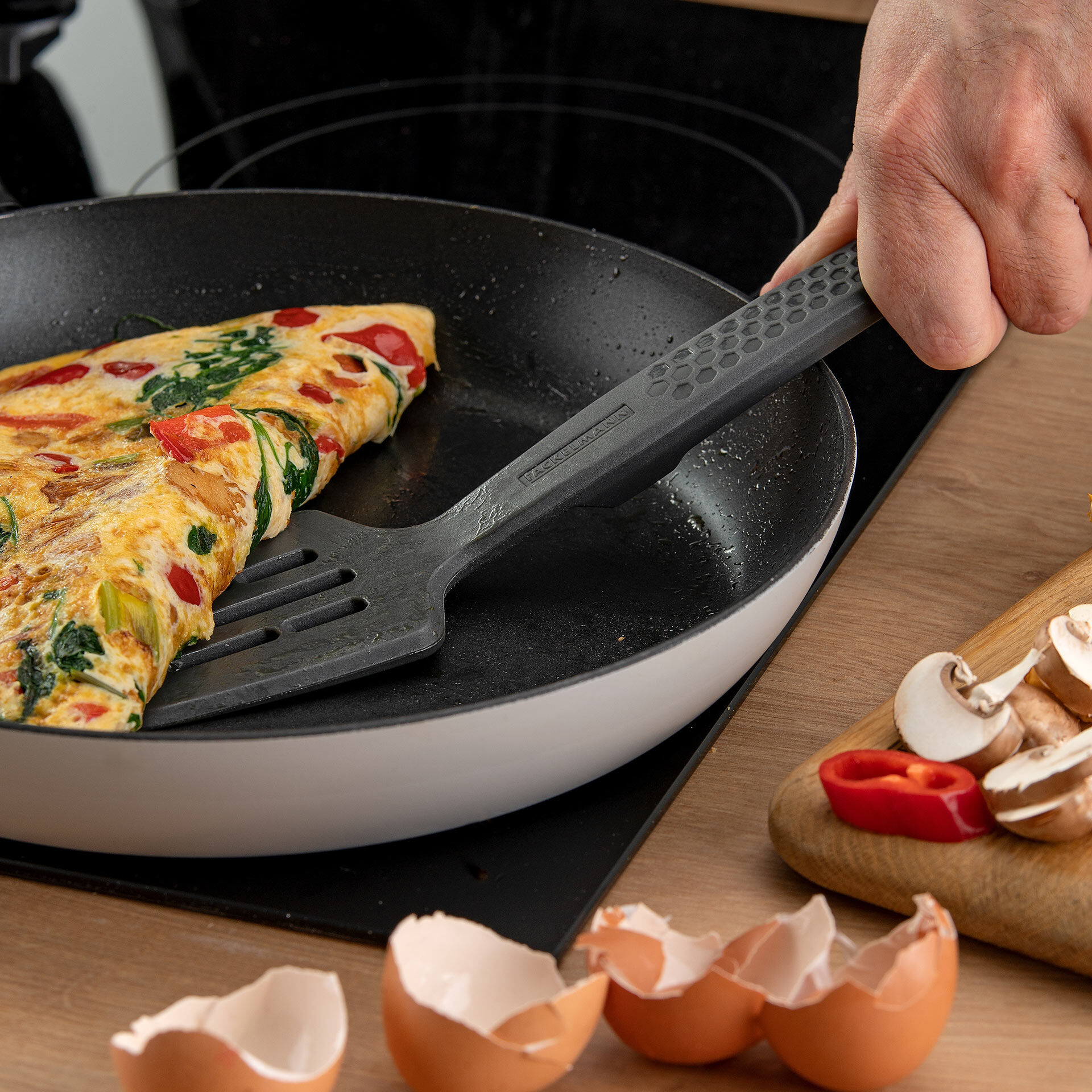 Küchenhelfer-Set "Statement", Silikon, 4-teilig