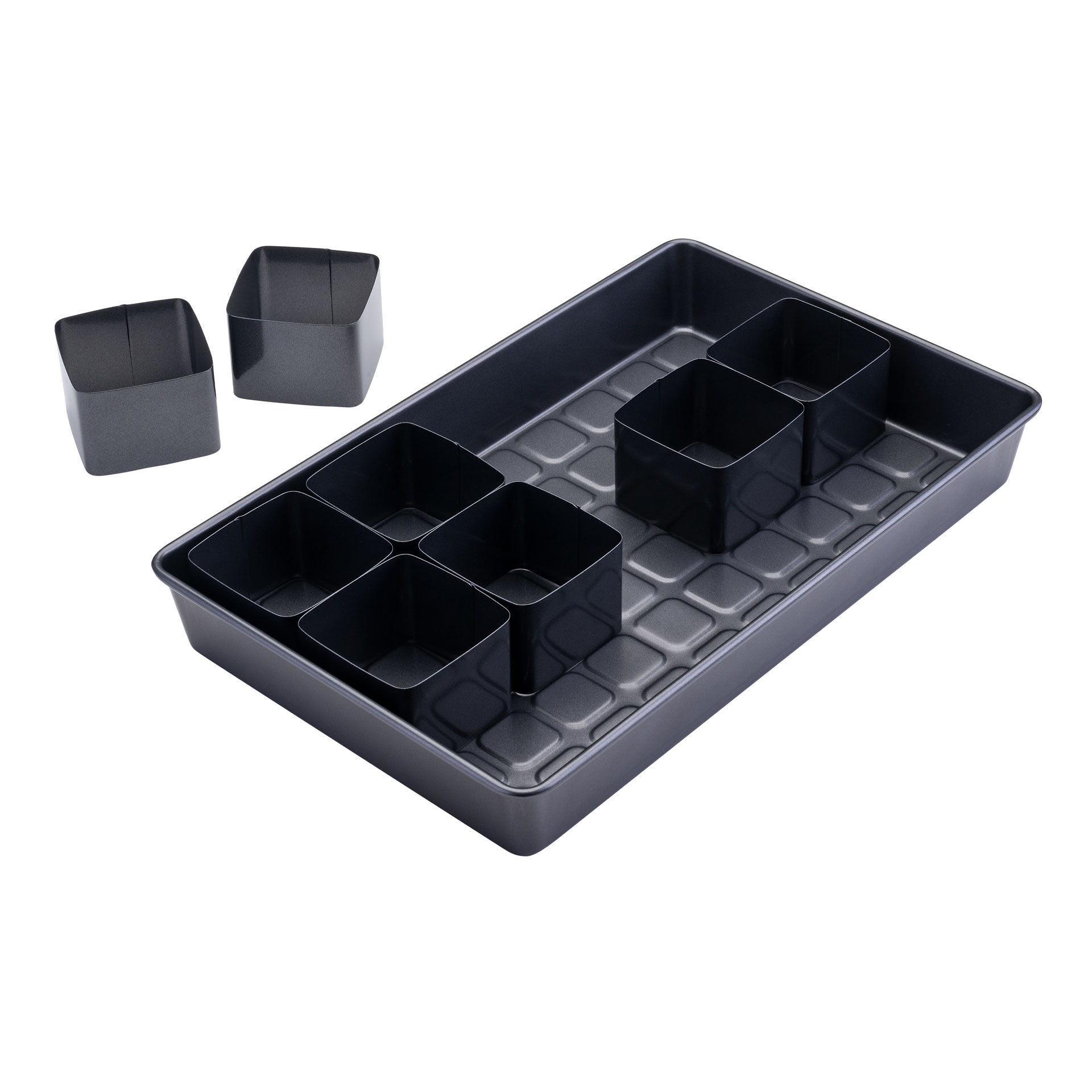 Buchstaben- & Zahlen-Kuchenform-Set, 9-teilig