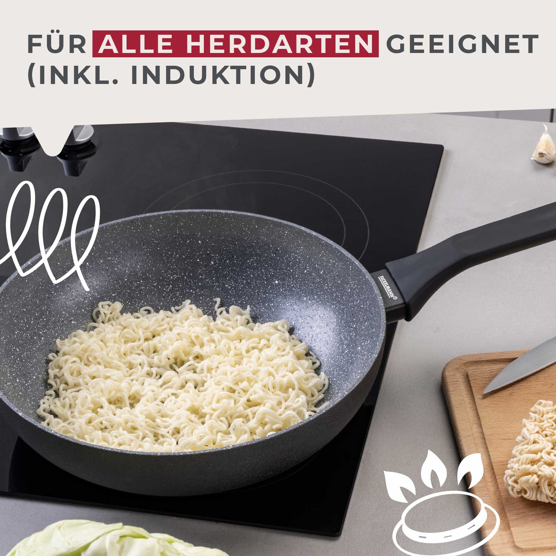 Wokpfanne Cosmo, antihaft, Ø28cm