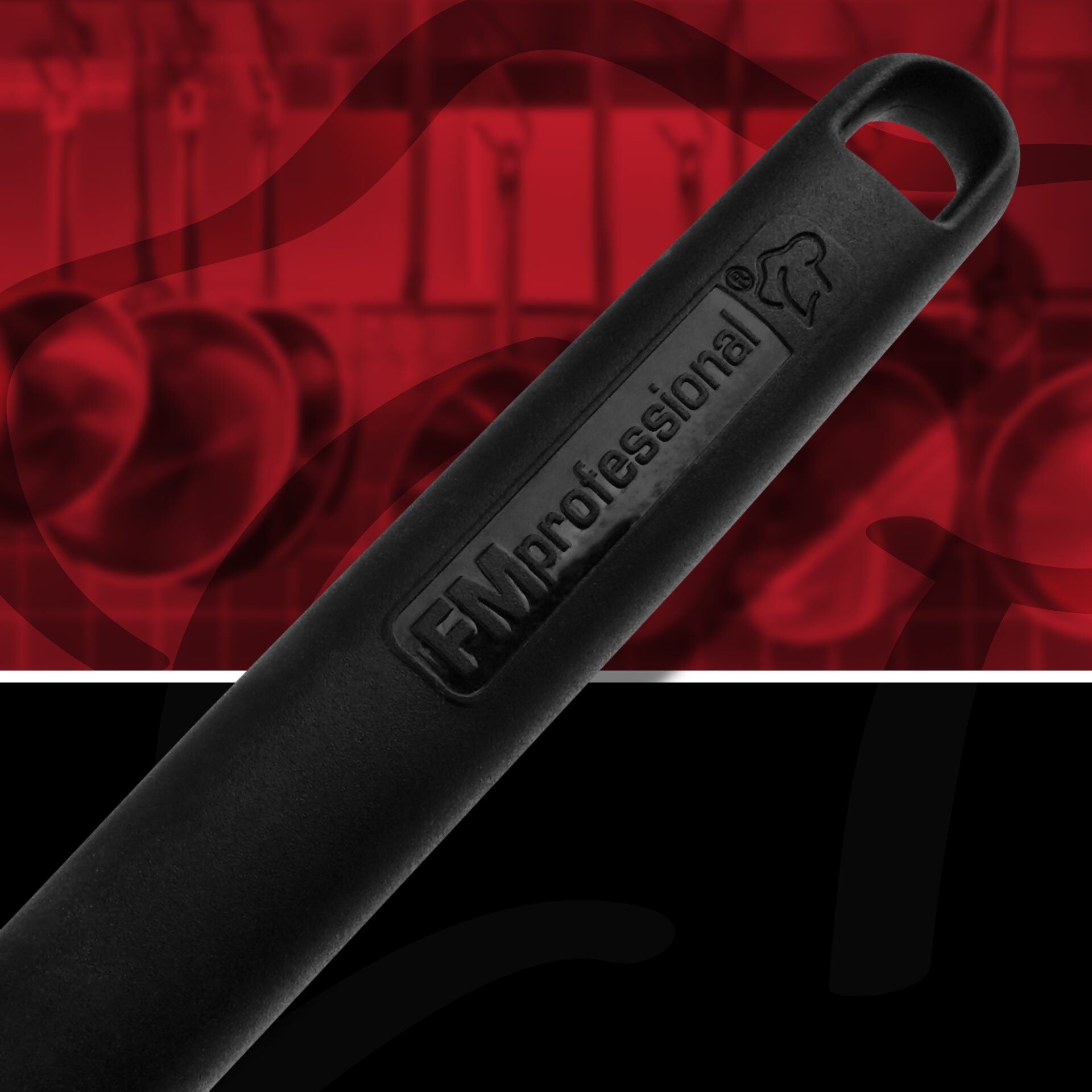 Profi-Kochlöffel, 40cm, Silikon