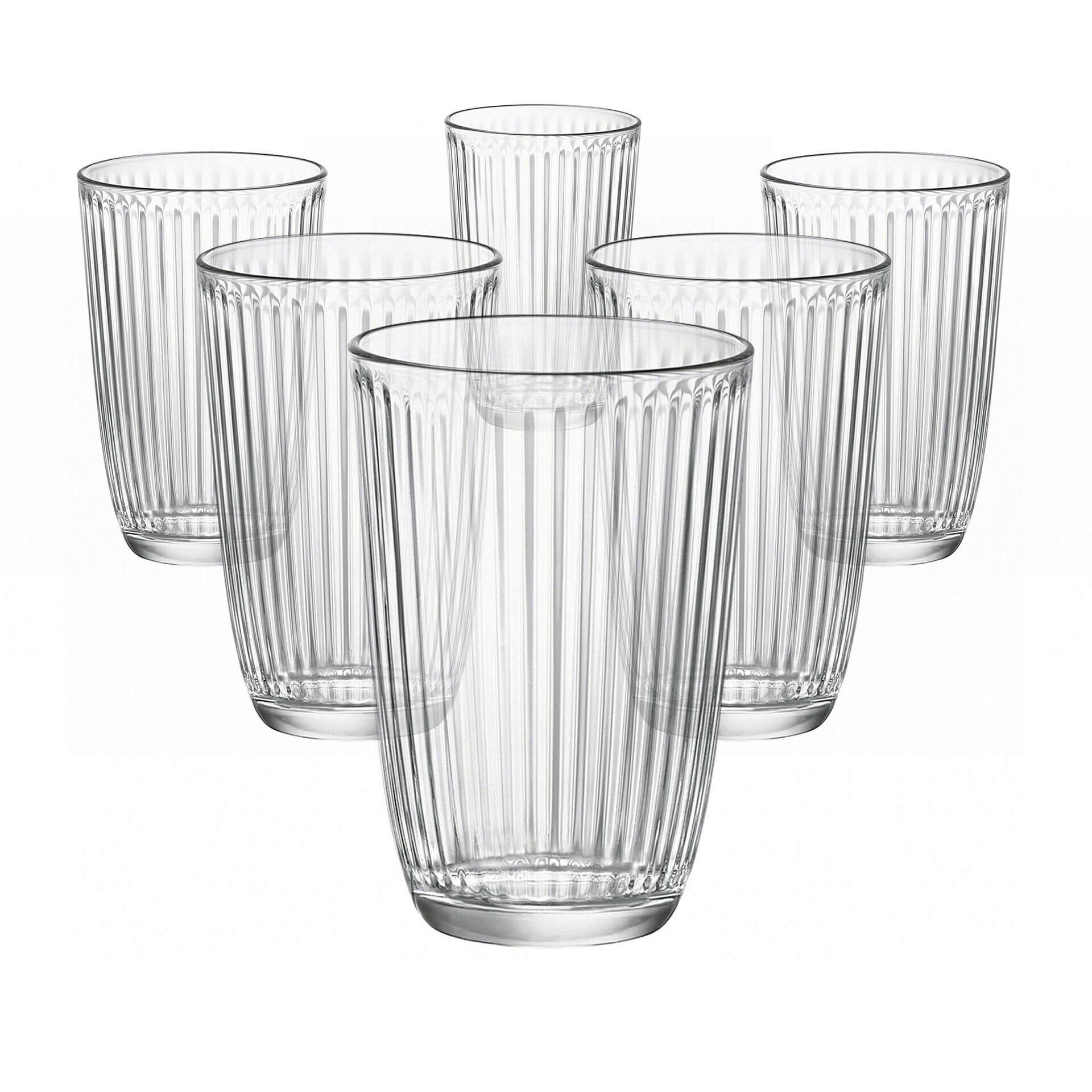 Wassergläser Line Acqua, 390 ml, 6 Stück