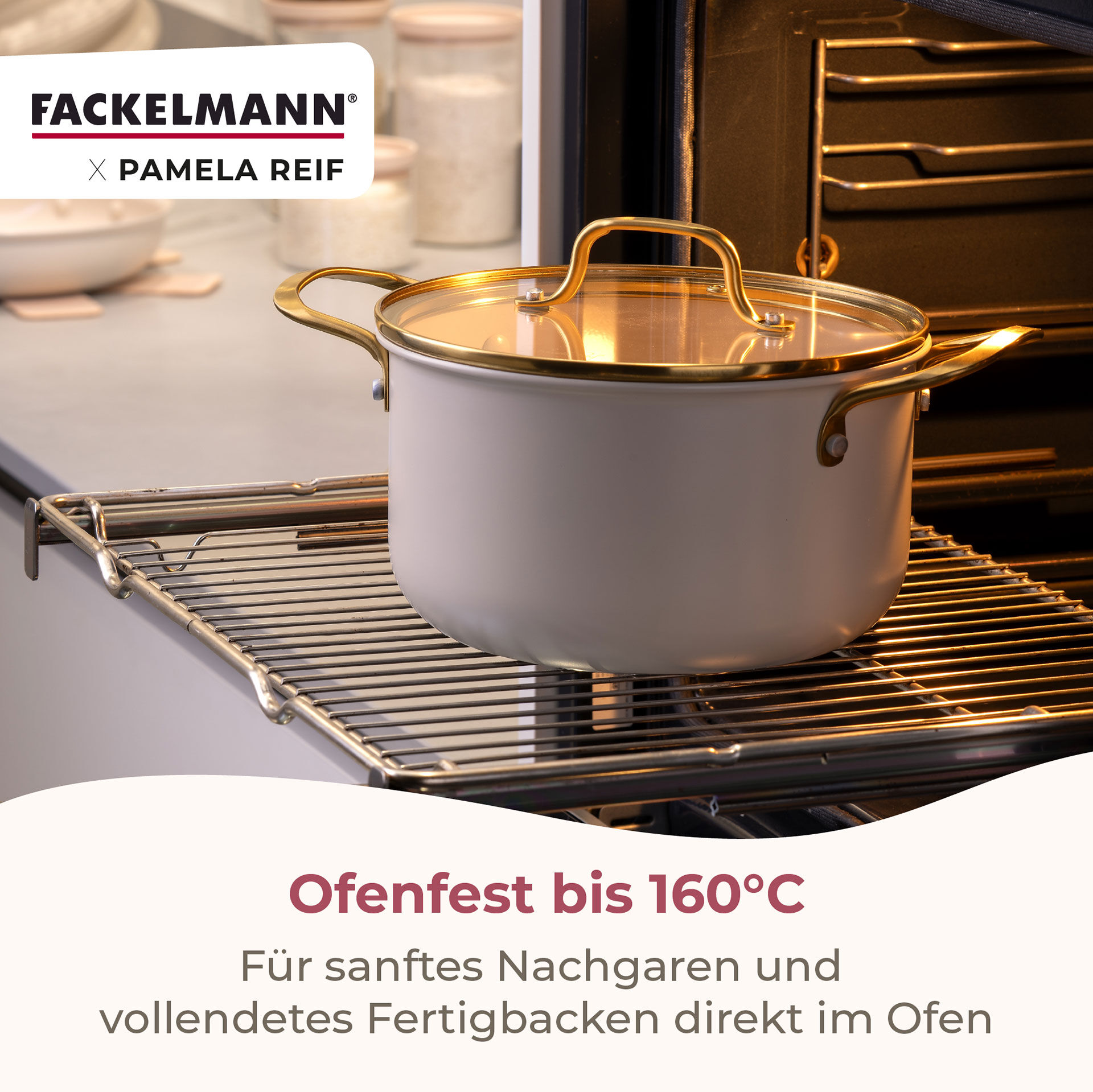 Pamela Reif Kochtopf mit Deckel Signature, Ø16cm