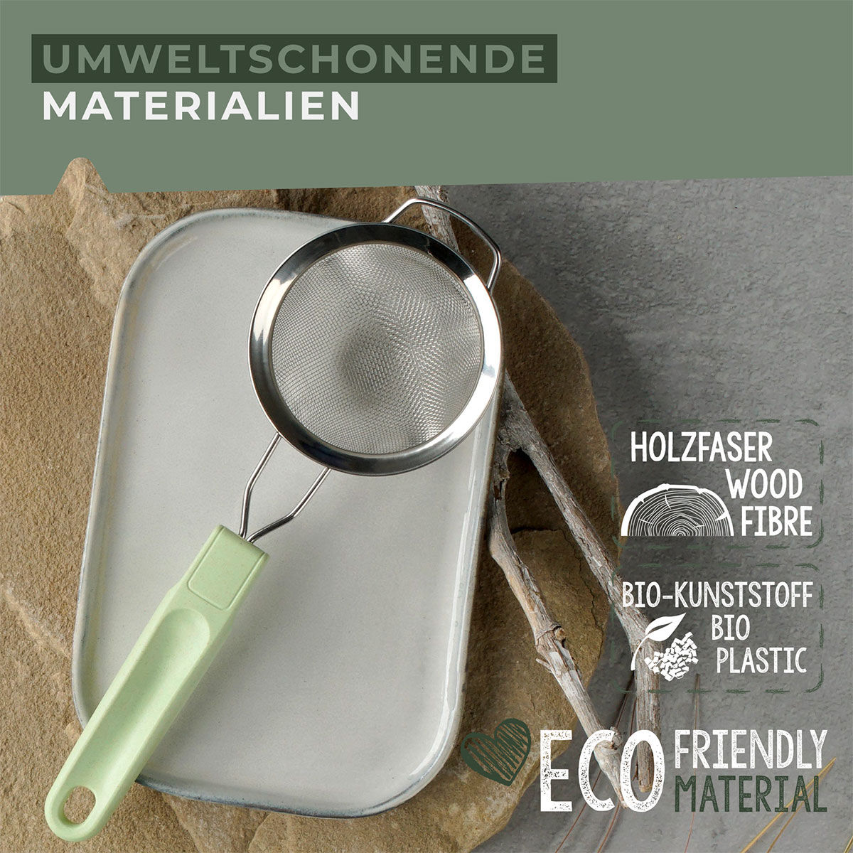 Sieb Ecolution, Ø9cm