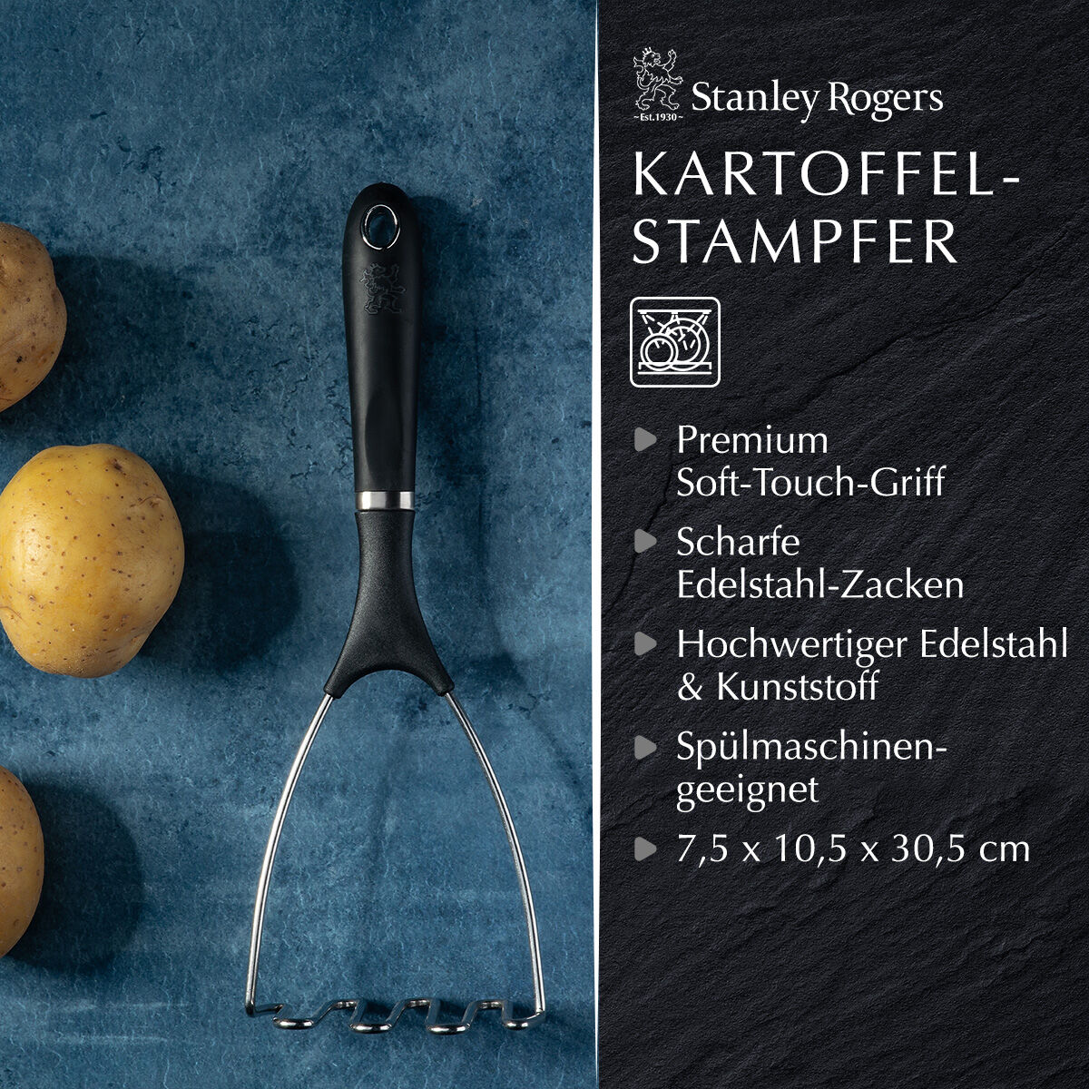 Kartoffelstampfer Pride, 30cm