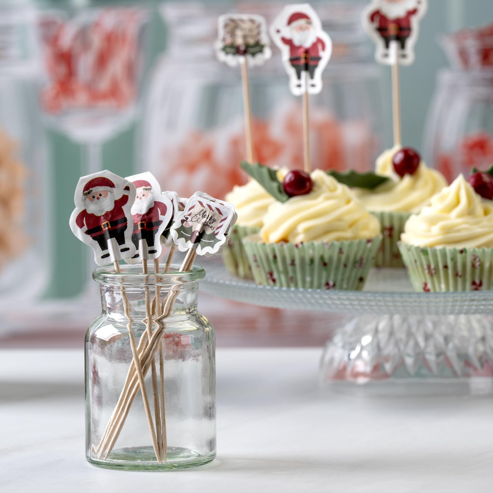 Picker  Santa & Merry Christmas The Christmas Candy Shop