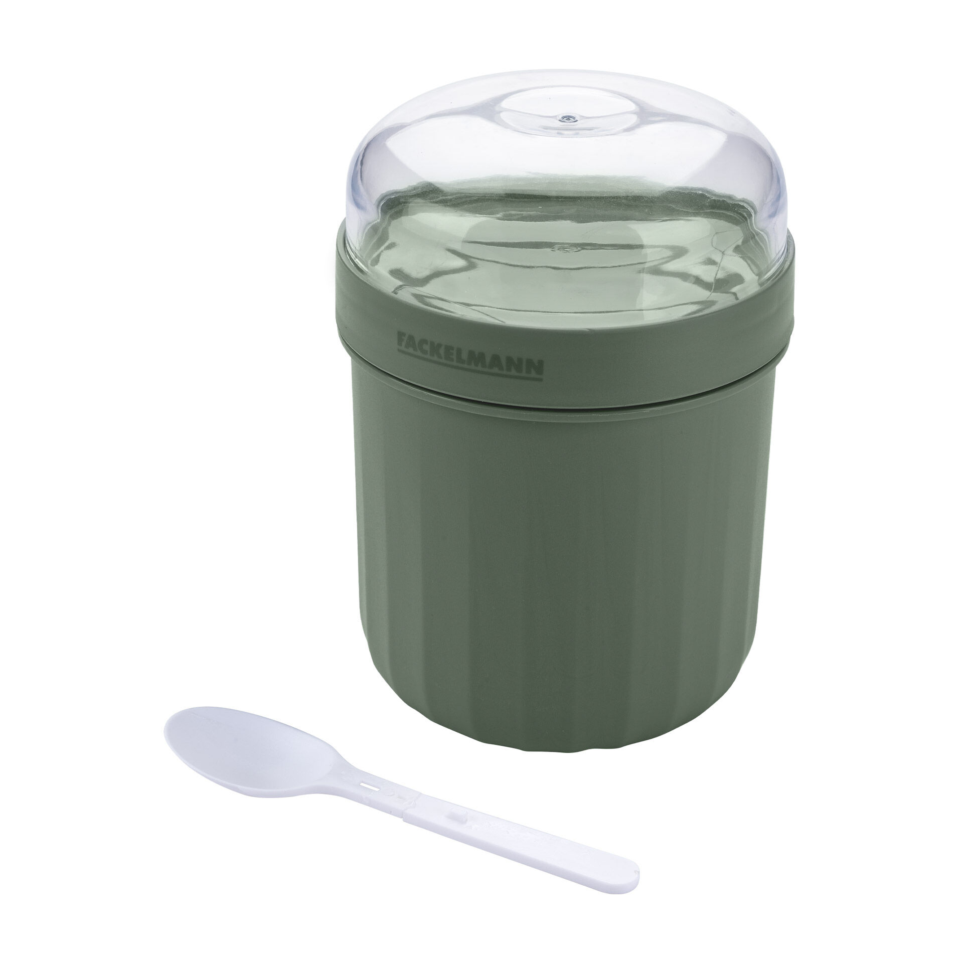 Müsli to go Becher inkl. Löffel, Be The Move, 500ml, grün