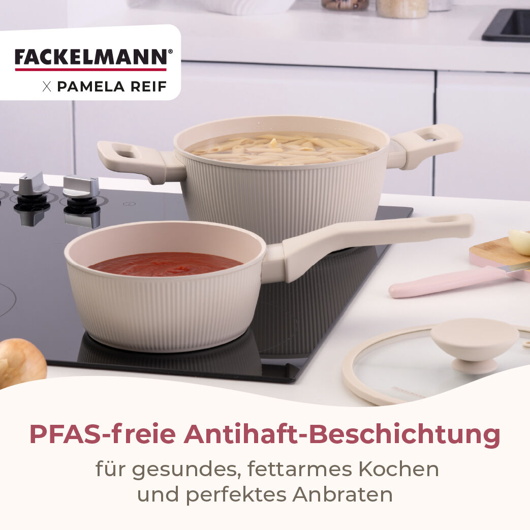 Pamela Reif Kochtopf mit Deckel Shell, Ø20cm