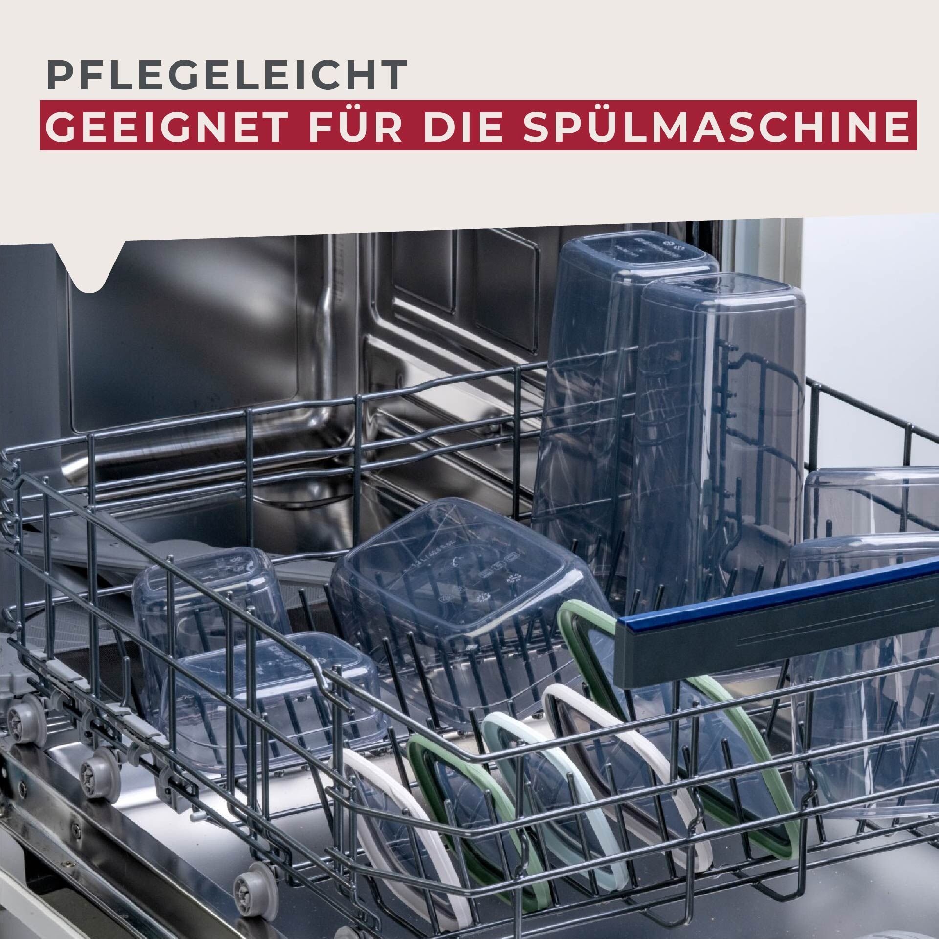 Vorratsdose Be The Move, eckig, 400ml