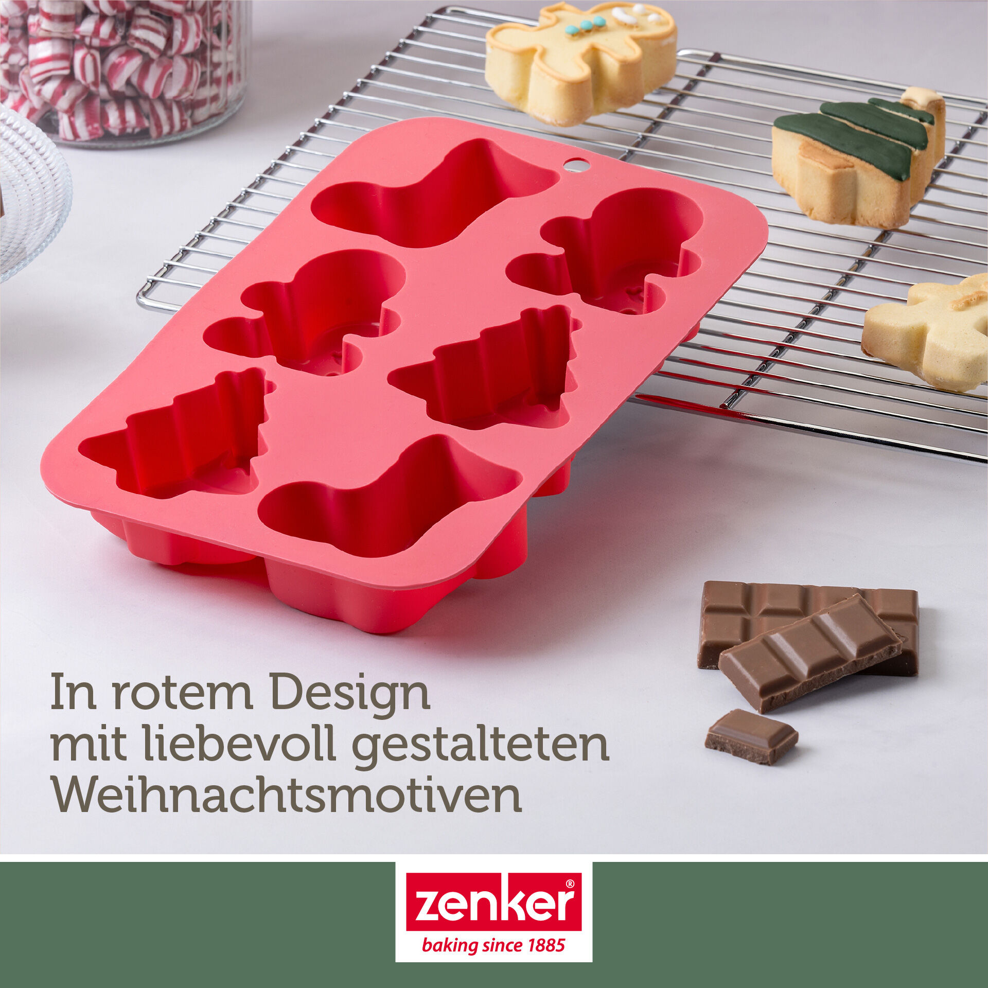 Minikuchenform The Christmas Candy Shop