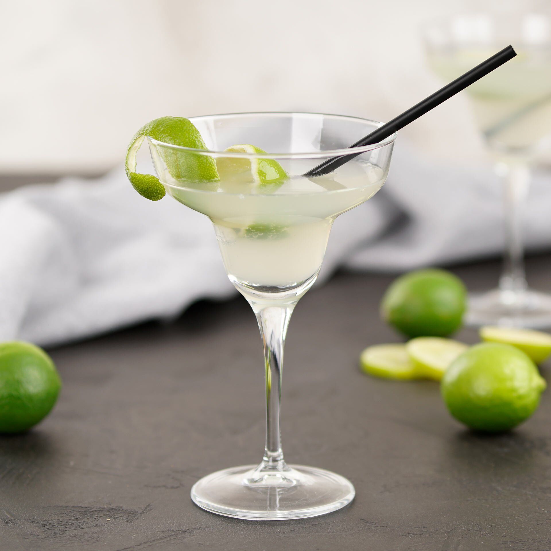 Strohhalm, 15cm, Mehrweg, 50 Stk., Kunststoff, schwarz