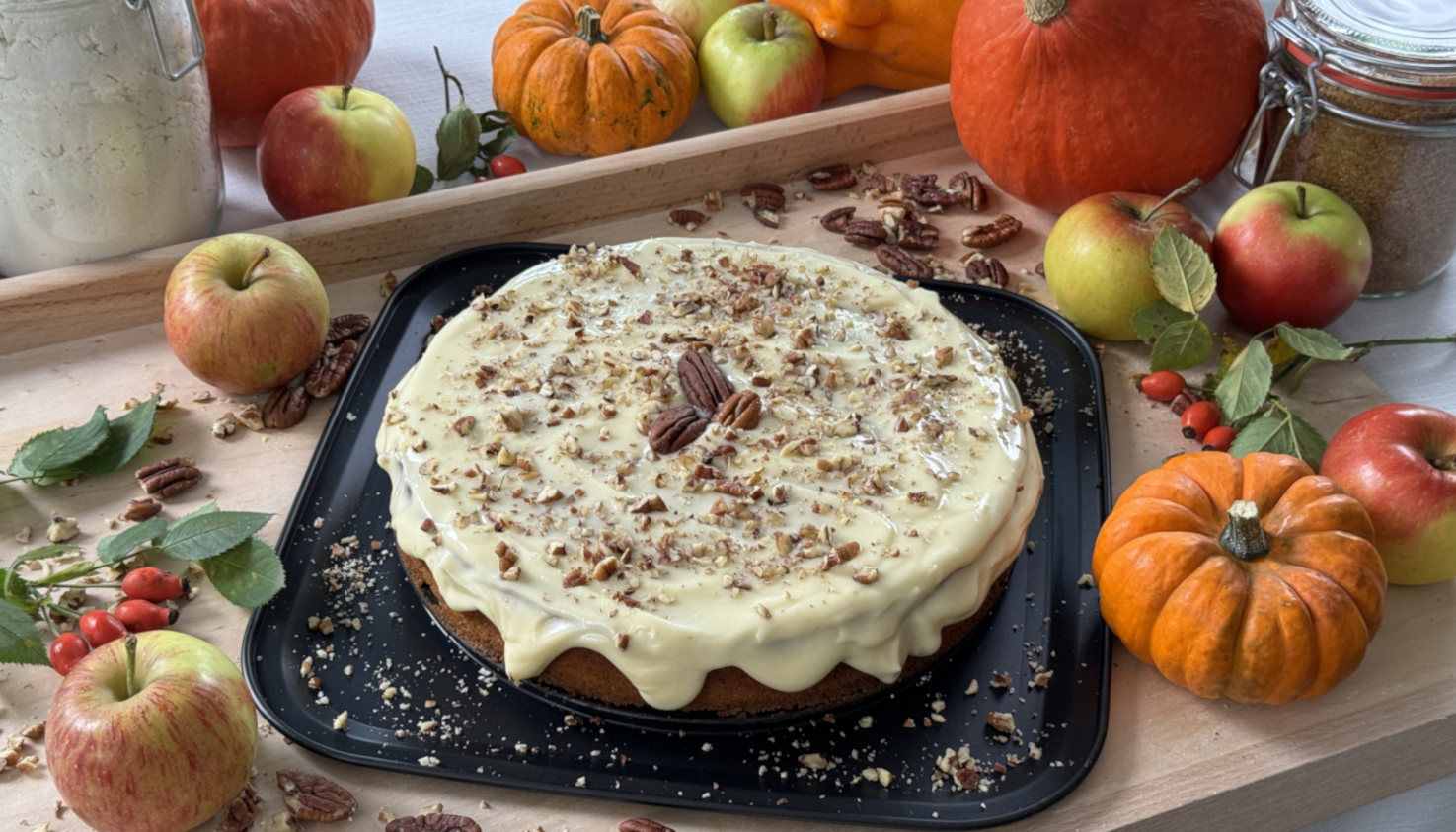 Kürbis-Apfel-Kuchen Kürbis-Apfel-Kuchen