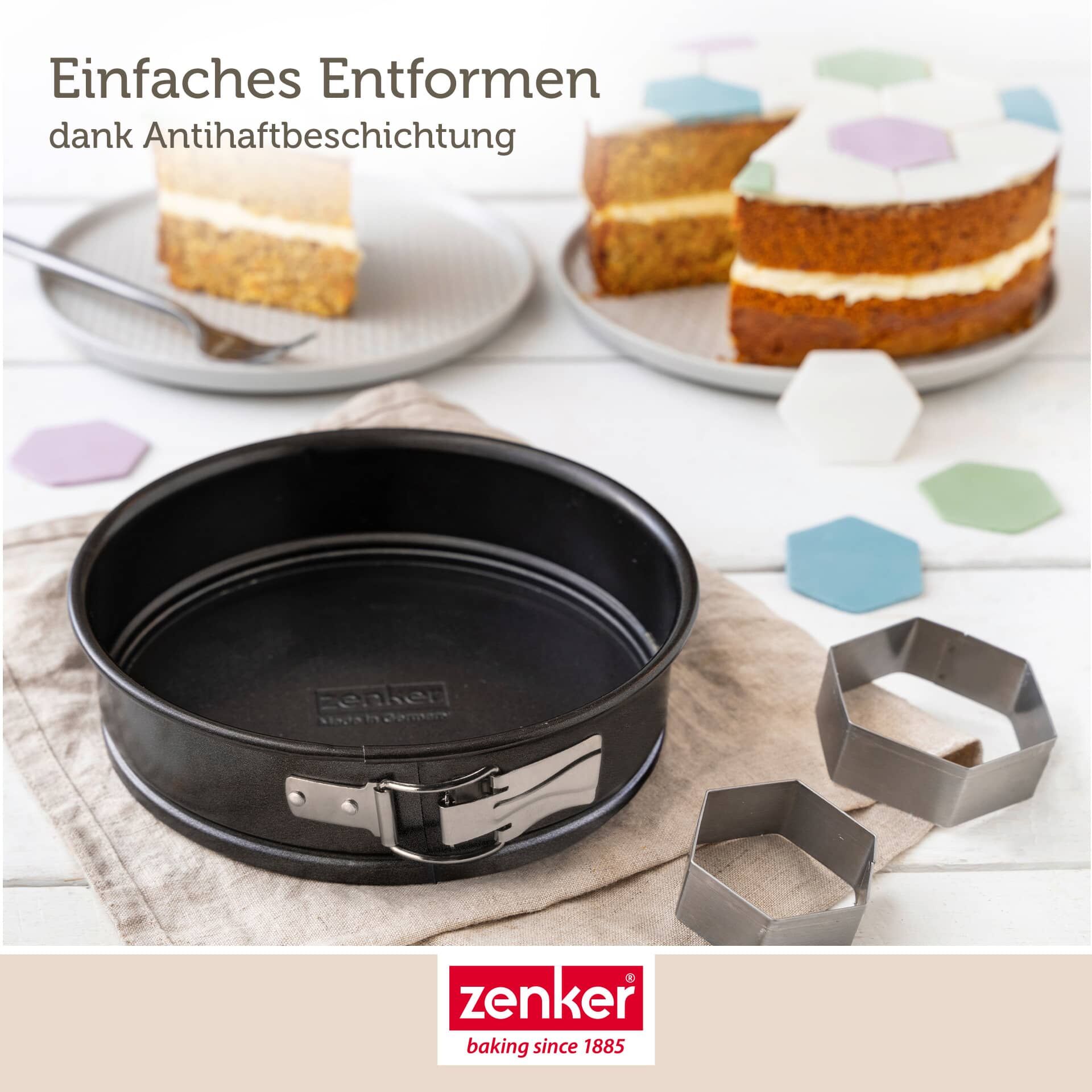 Springform mit Flachboden Soccer, Ø16cm