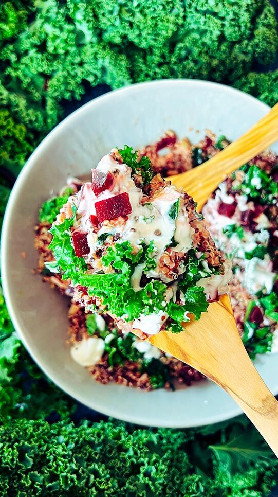 Grünkohl-Rote-Beete-Quinoa-Salat 