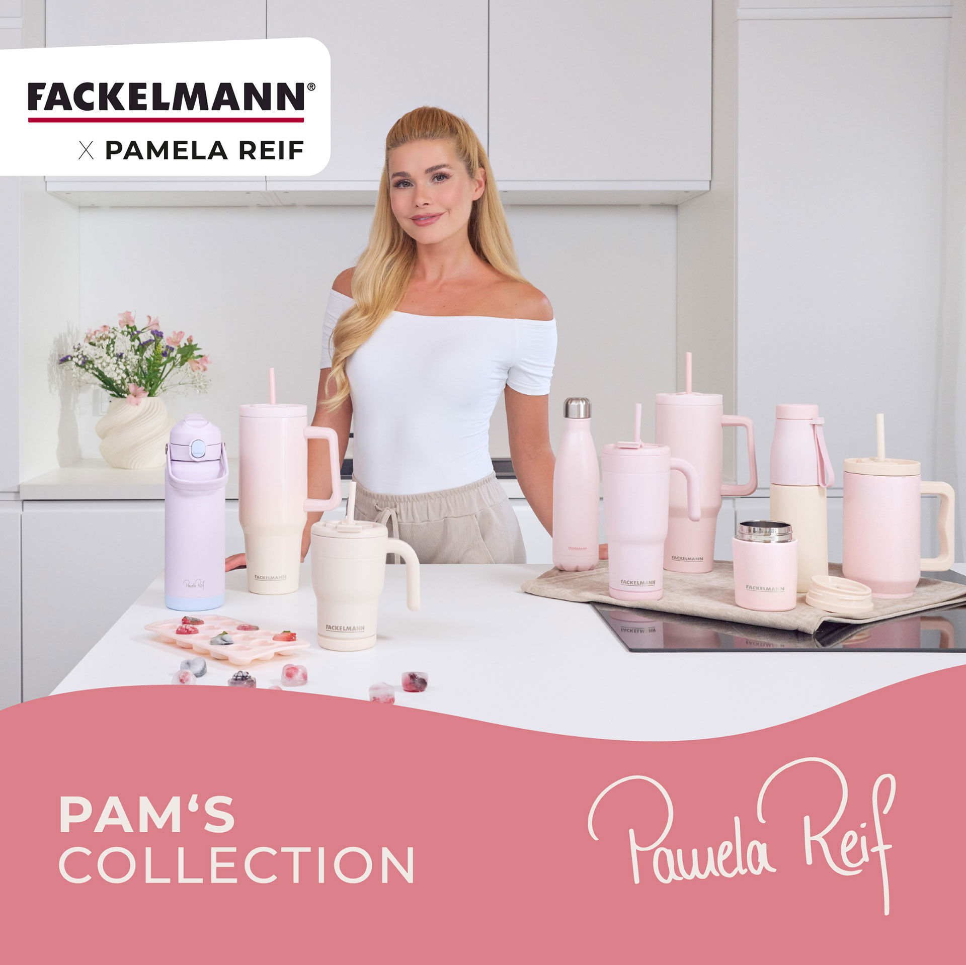 Pamela Reif Thermotrinkbecher Pastell Beige, 420ml