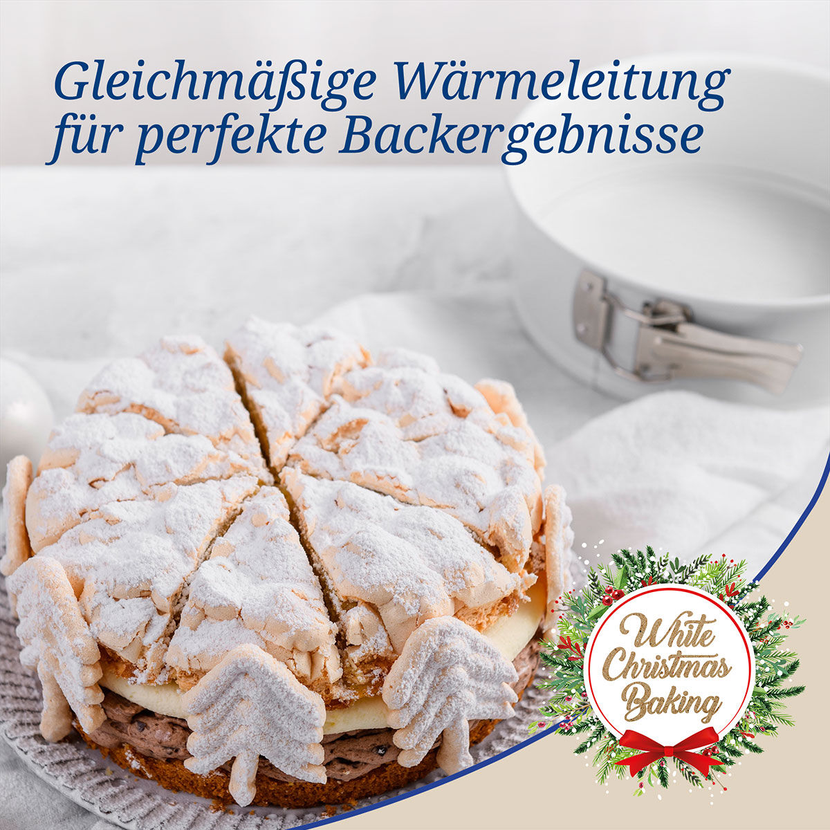 Springform White Christmas Baking, Ø20cm