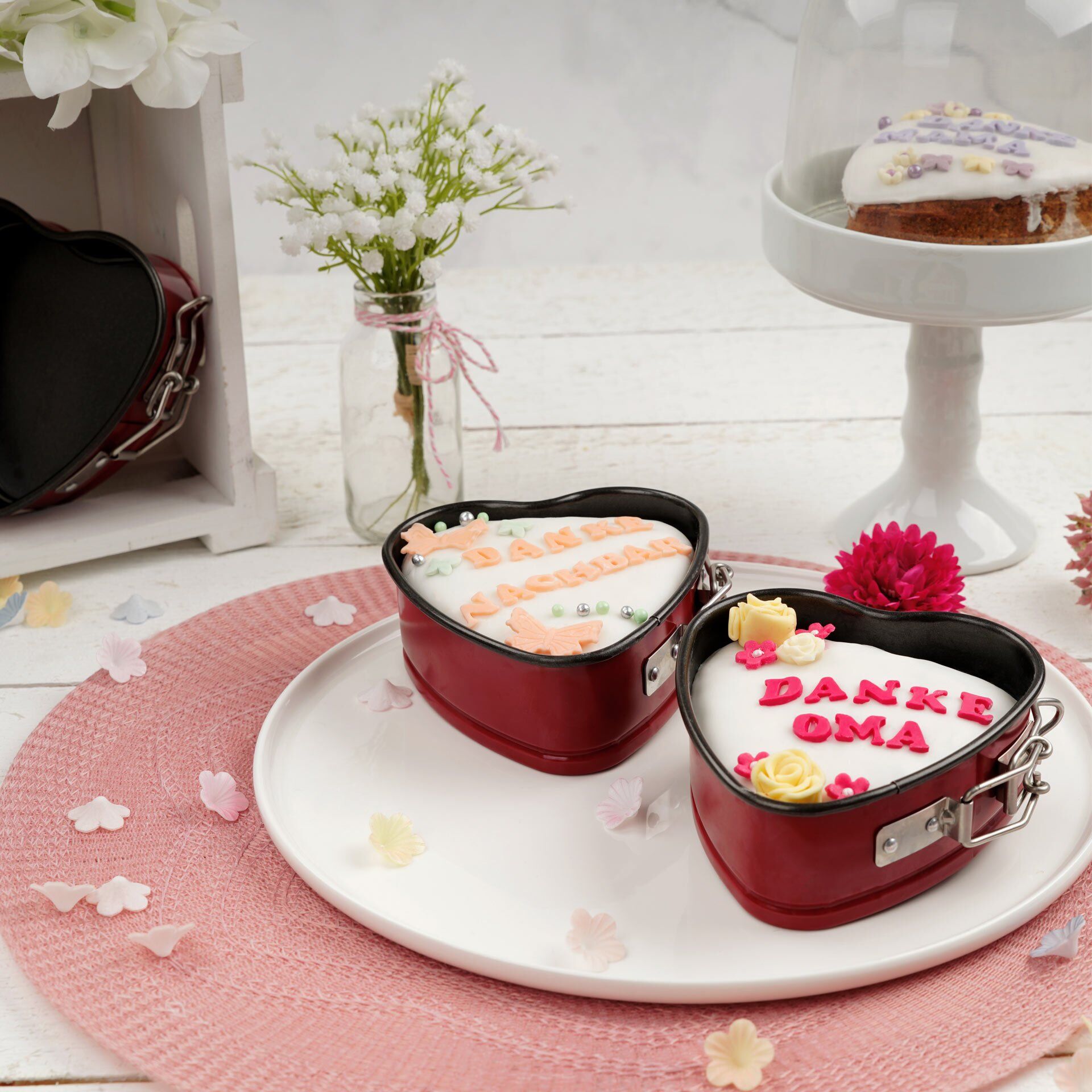 Springform Herz Mini, 10,5x11cm