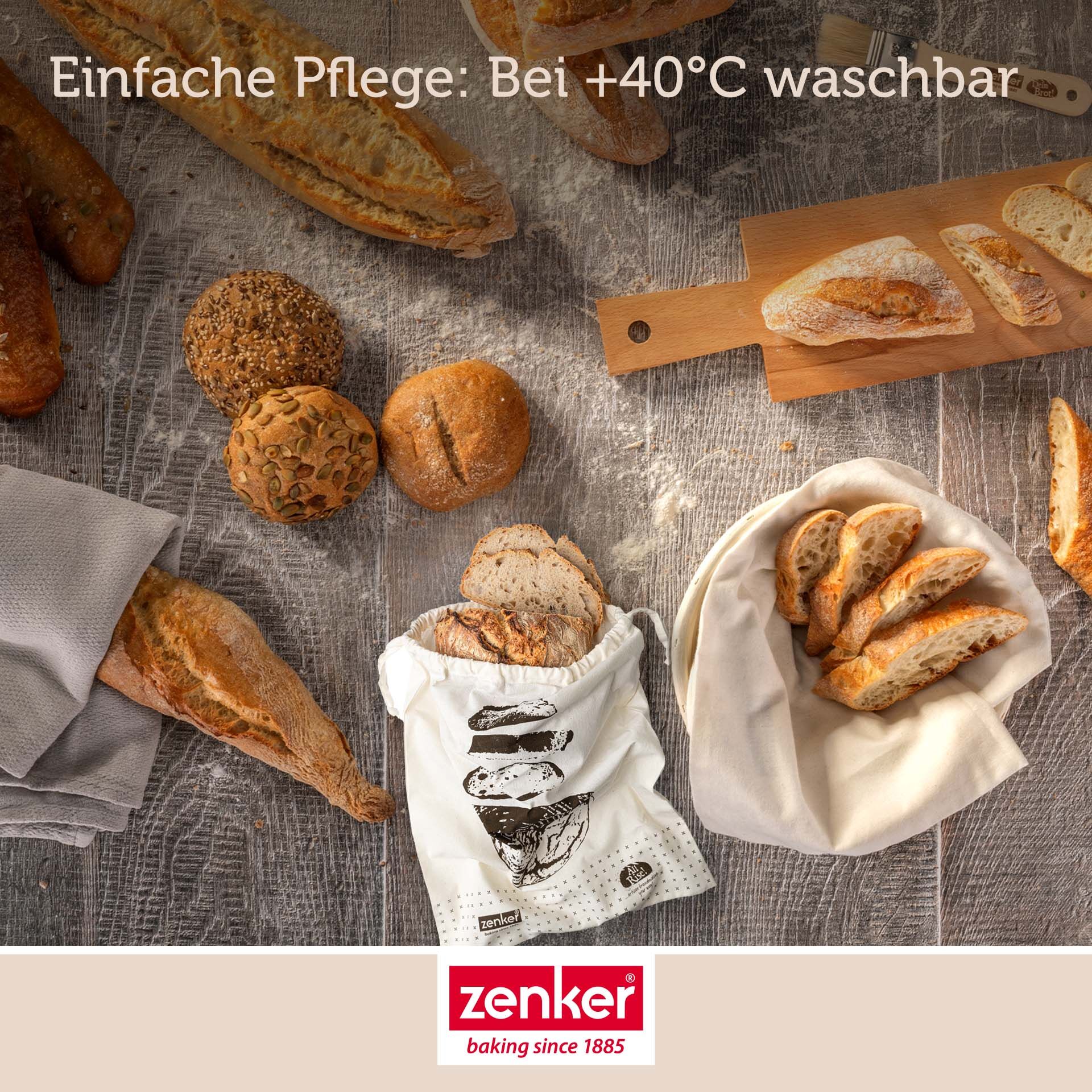 Brotbeutel Dein Brot! 45x38 Baumwolle