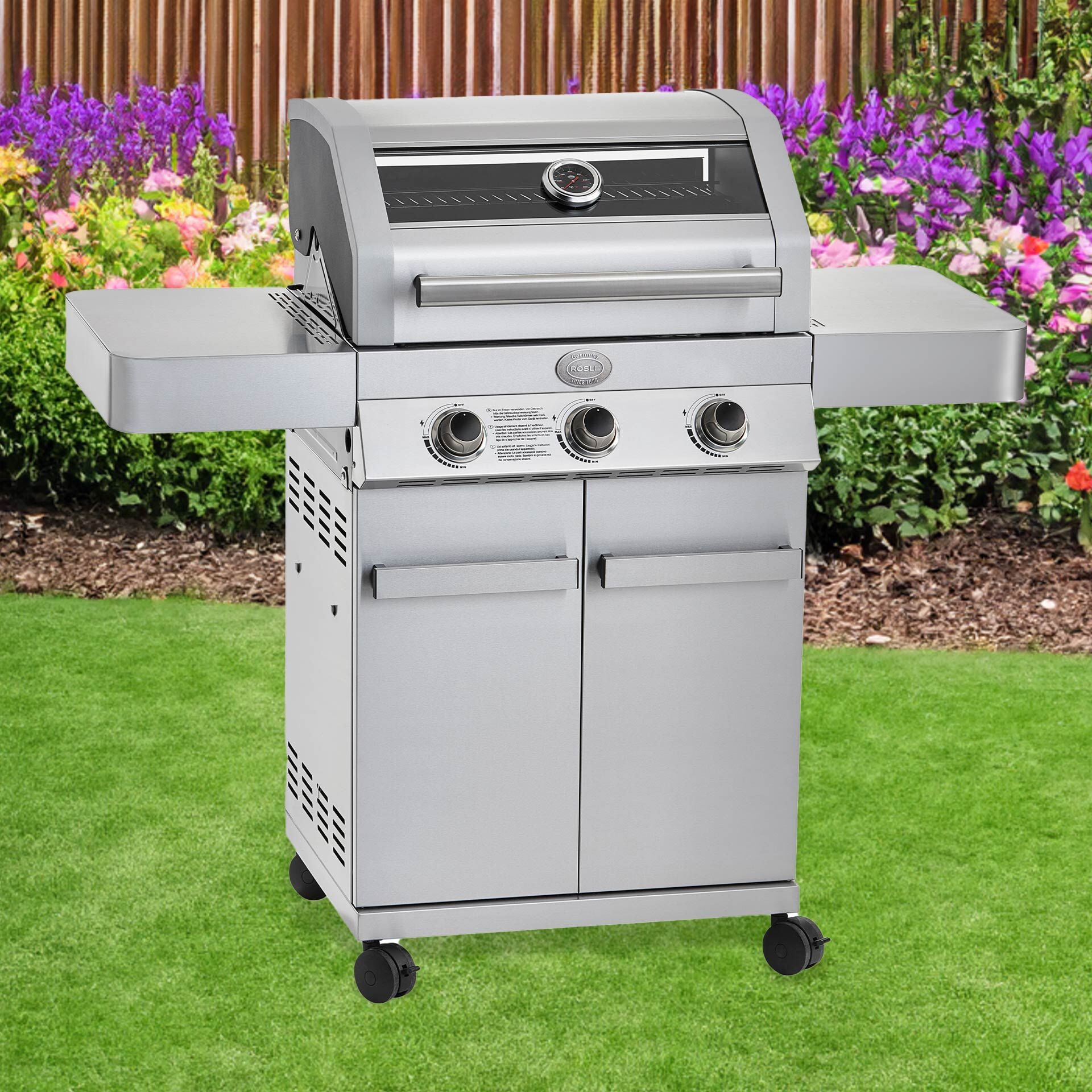 Gasgrill BBQ-Station Gourmet G3, Edelstahl Gasgrill BBQ-Station Gourmet G3, Edelstahl