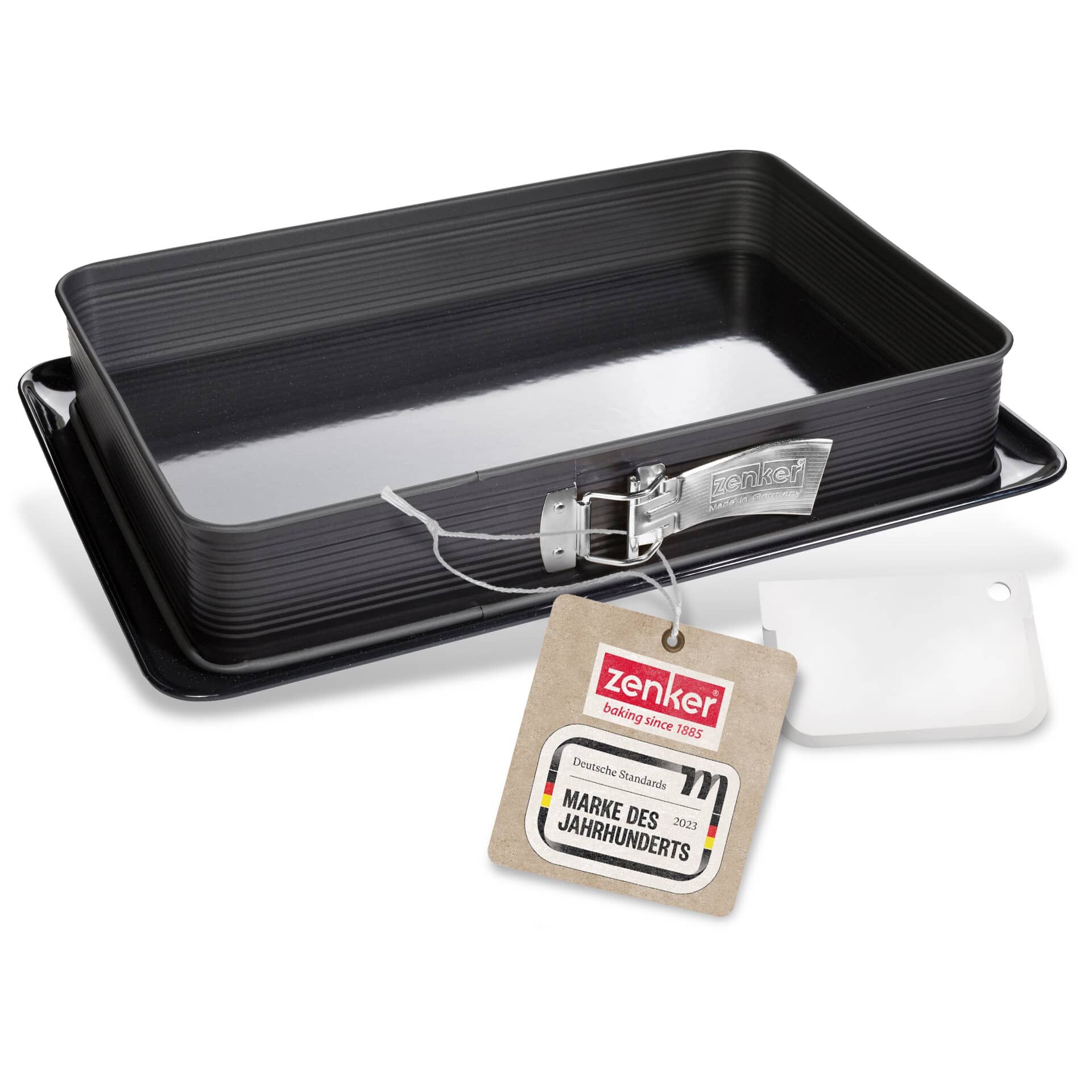  Springform rechteckig mit Auslaufschutz Deluxe, 42x29cm