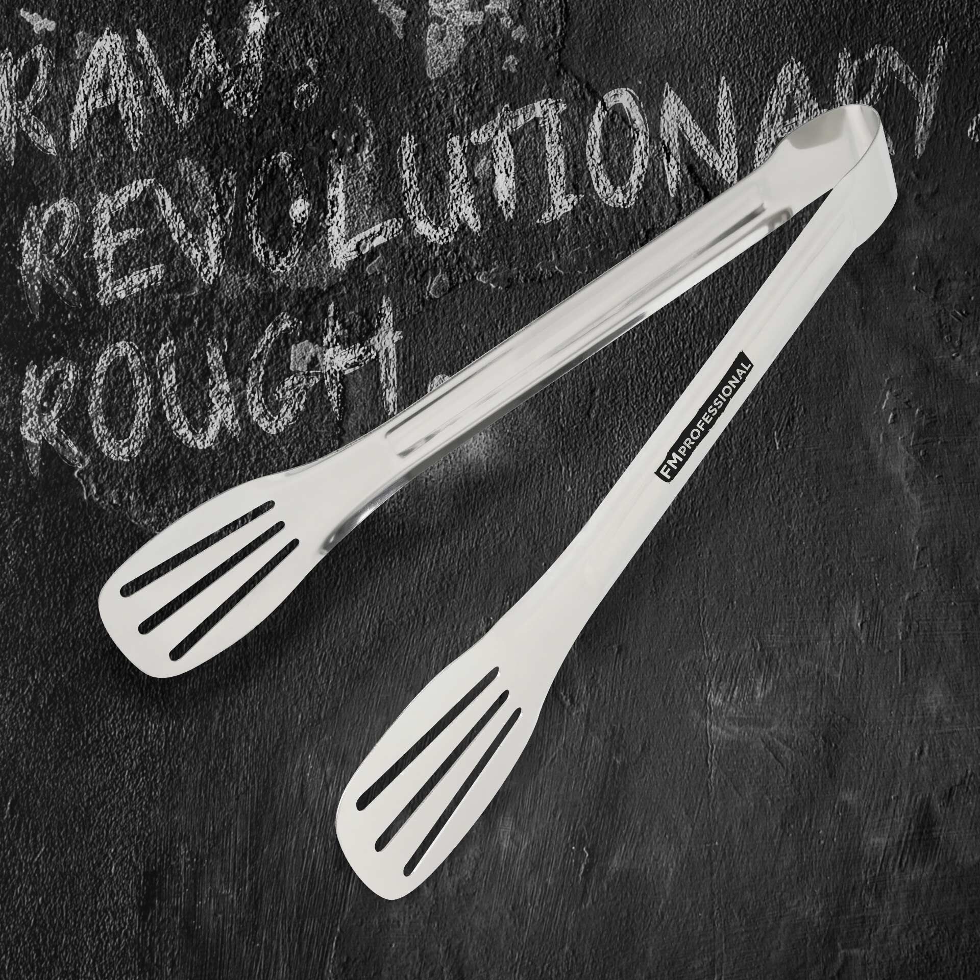 Servierzange Edelstahl, 22,5cm, 2 Stk